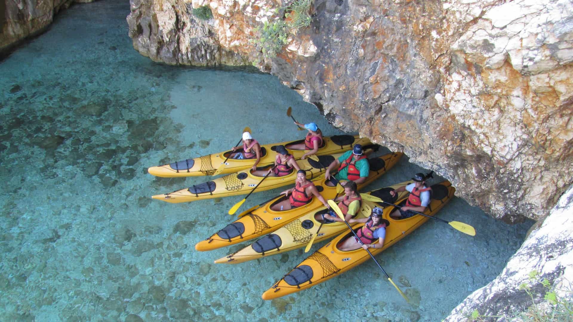 Rab island, Sea kayaking, Adventure frontier, Adriatic, 1920x1080 Full HD Desktop