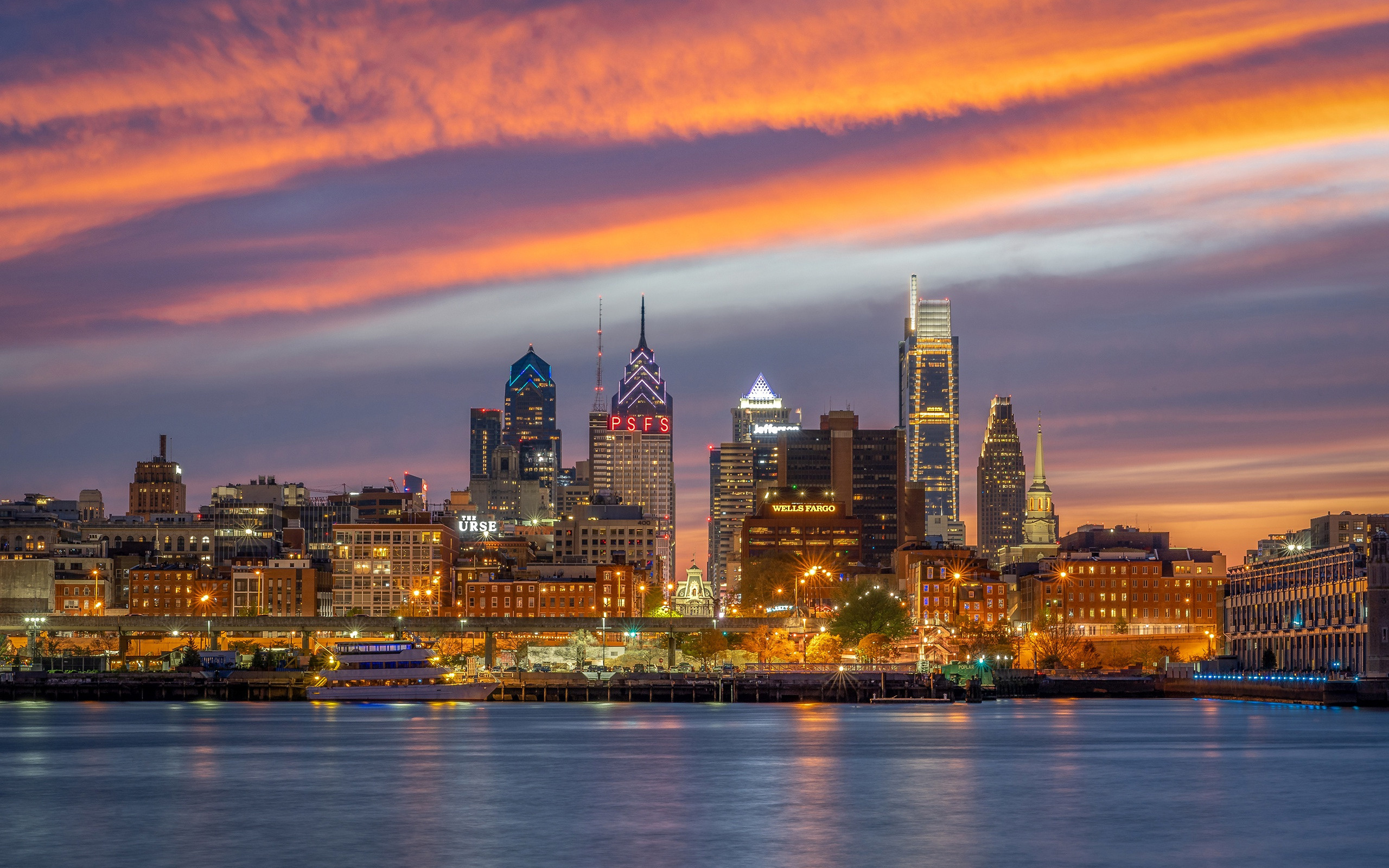 Philadelphia, Skyscrapers, Quality HD pictures, 2560x1600 HD Desktop