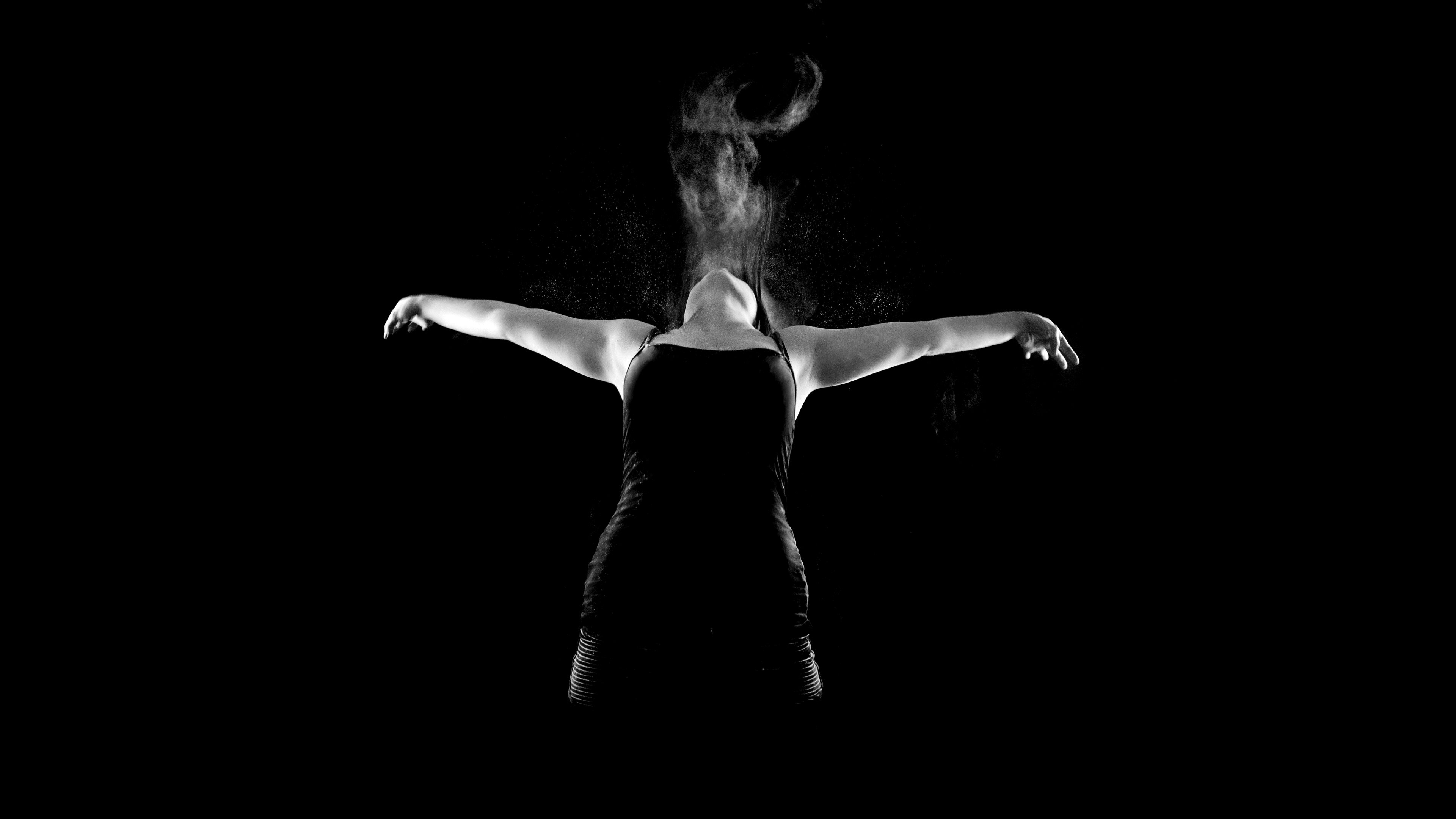 Black dancer wallpapers, Powerful movements, Soulful expression, Dance community, 3840x2160 4K Desktop