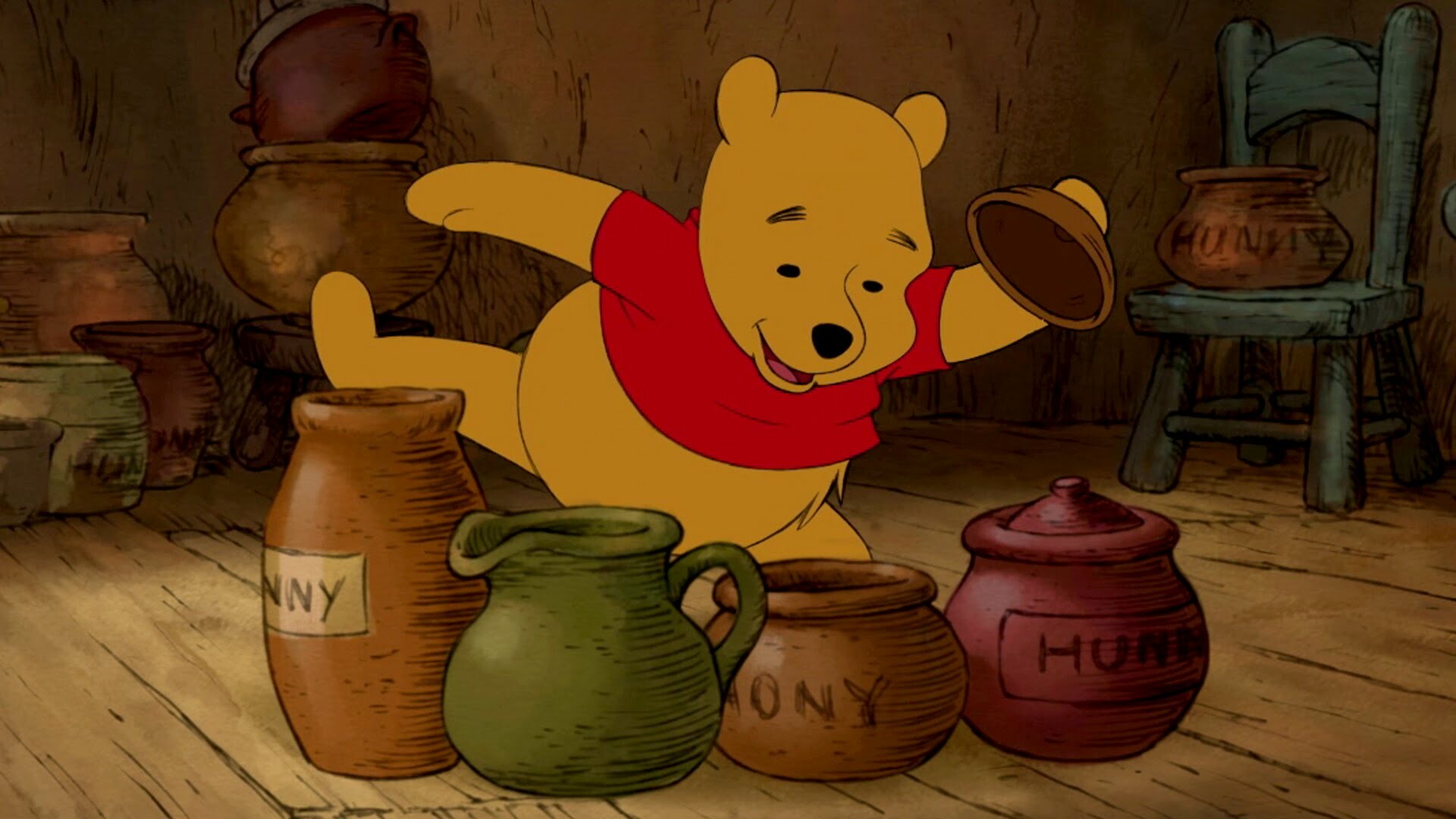 Pooh, The Many Adventures of Winnie the Pooh Wallpaper, 1920x1080 Full HD Desktop