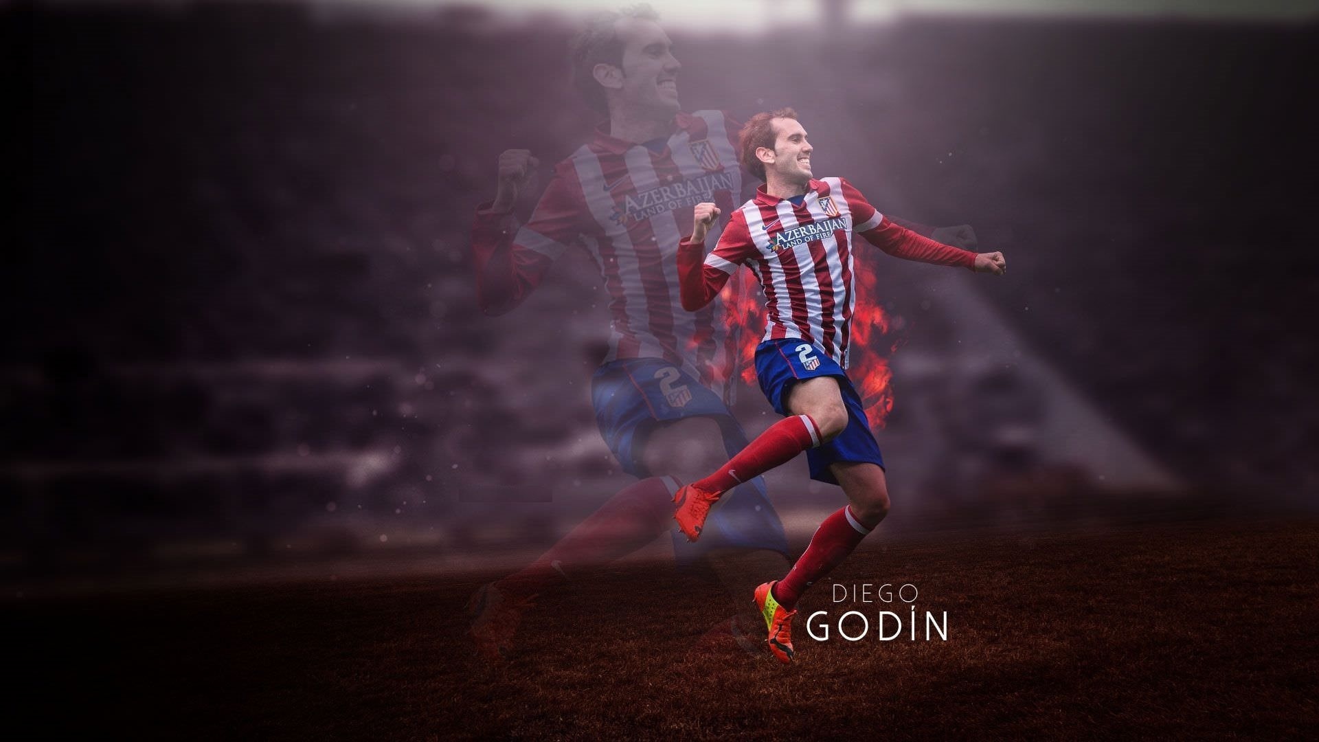 Diego Godin, Atletico Madrid Wallpaper, 1920x1080 Full HD Desktop