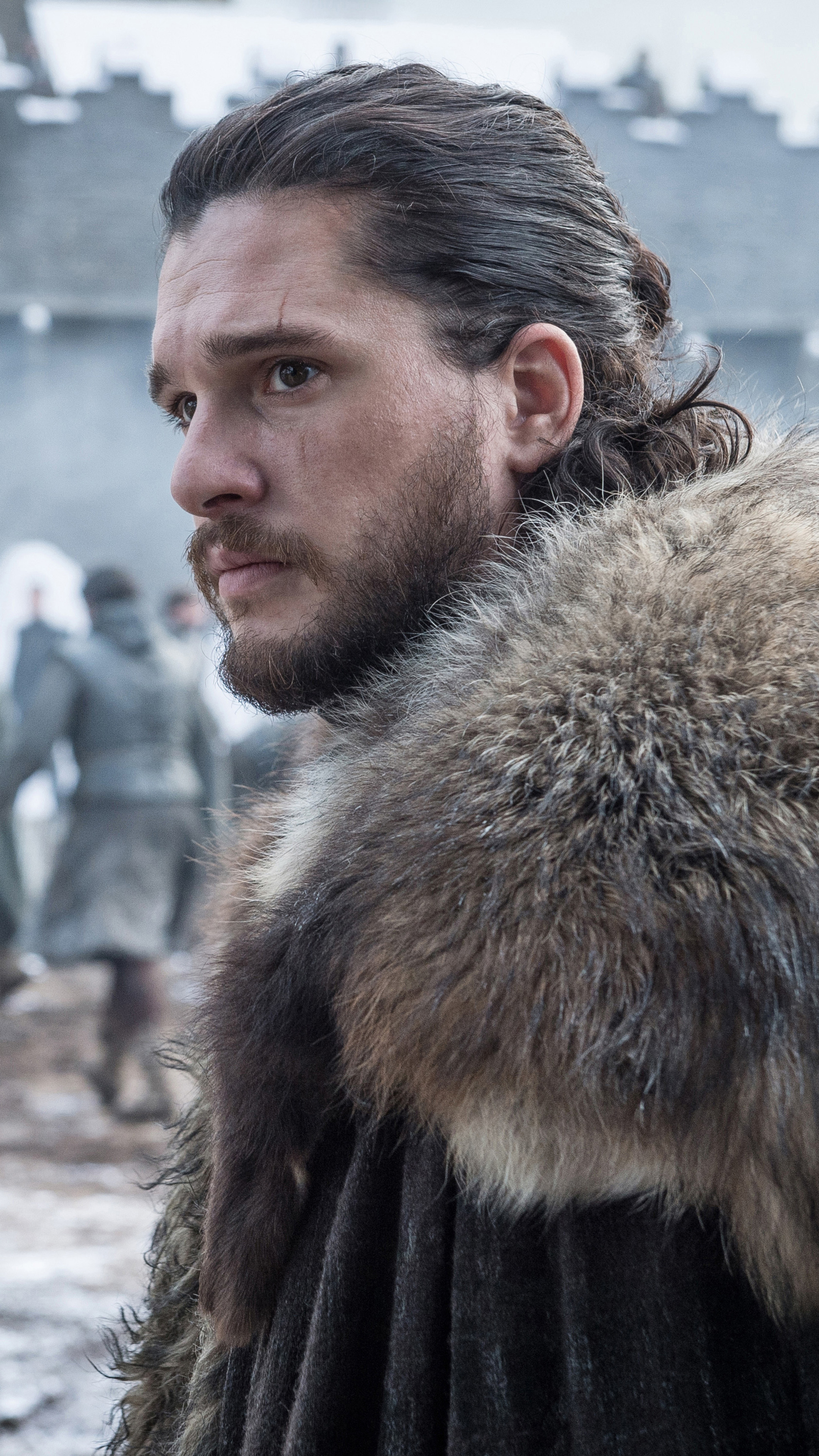 Kit Harington, Jon Snow, Game of Thrones, Sony Xperia, 2160x3840 4K Phone