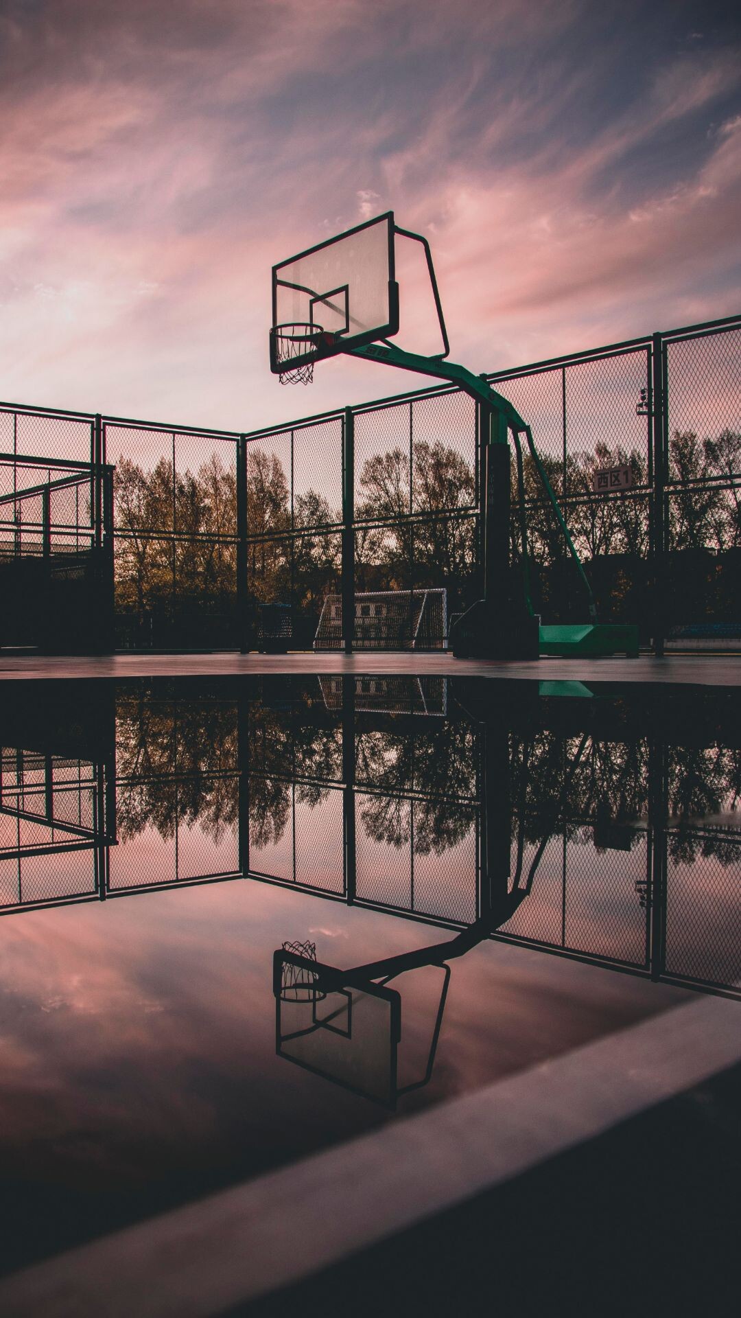 Basketball court, Goal (Sports) Wallpaper, 1080x1920 Full HD Phone