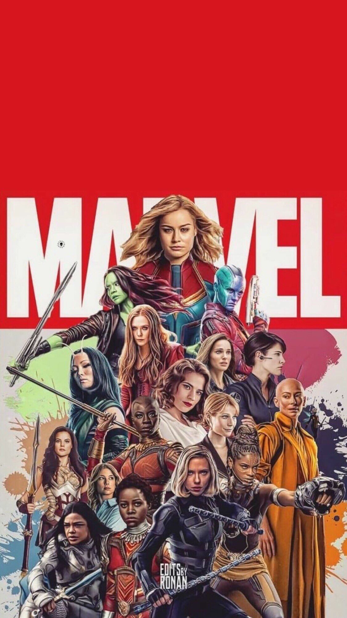 Poster, Marvel Girls Wallpaper, 1130x2000 HD Phone