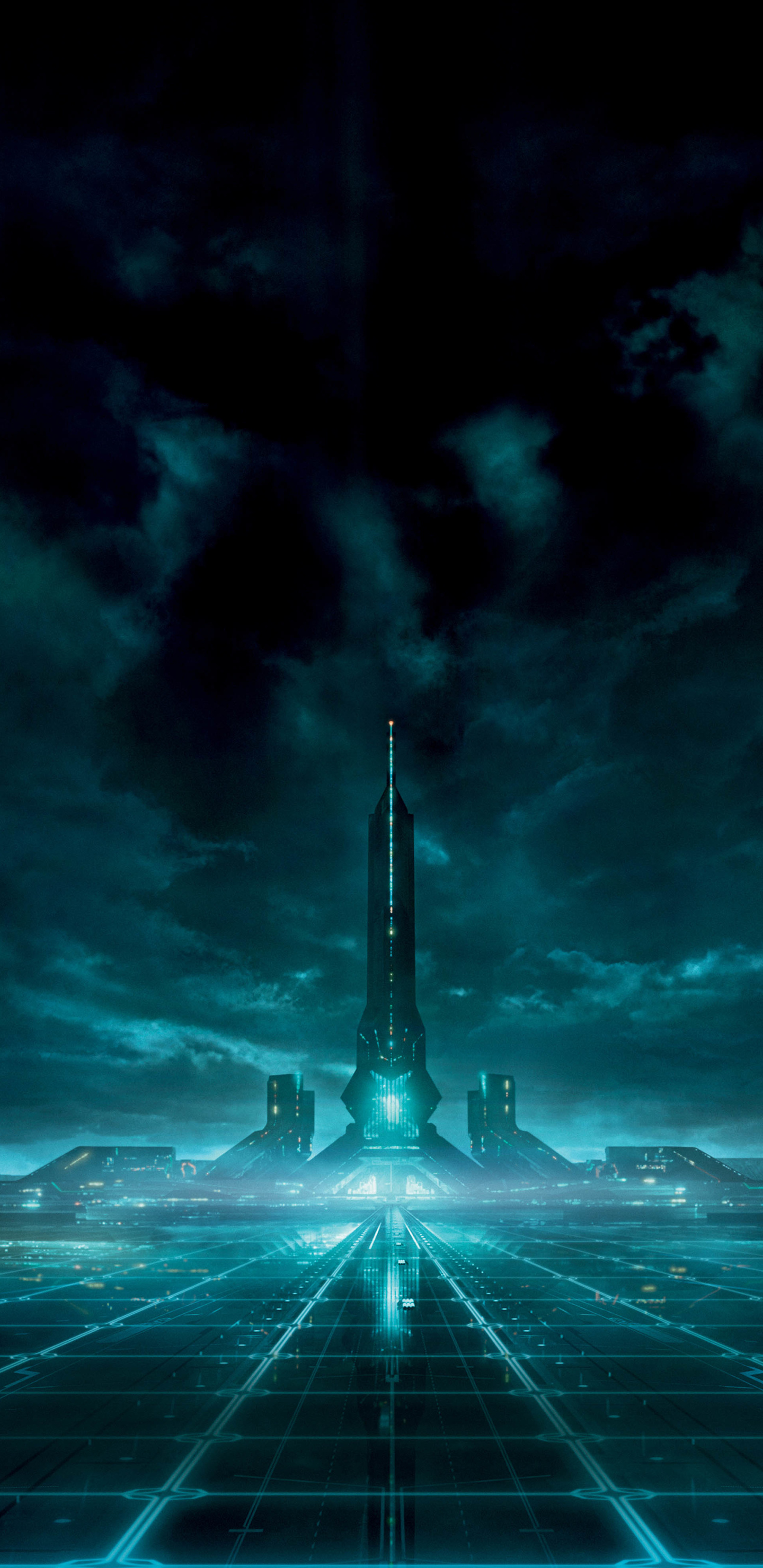 Tron movie, Legacy movie, High-tech aesthetics, Sci-fi adventure, 1440x2960 HD Phone