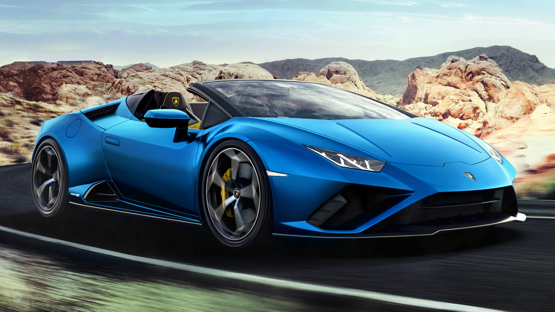 Evo RWD Spyder, Lamborghini Huracan Wallpaper, 1920x1080 Full HD Desktop