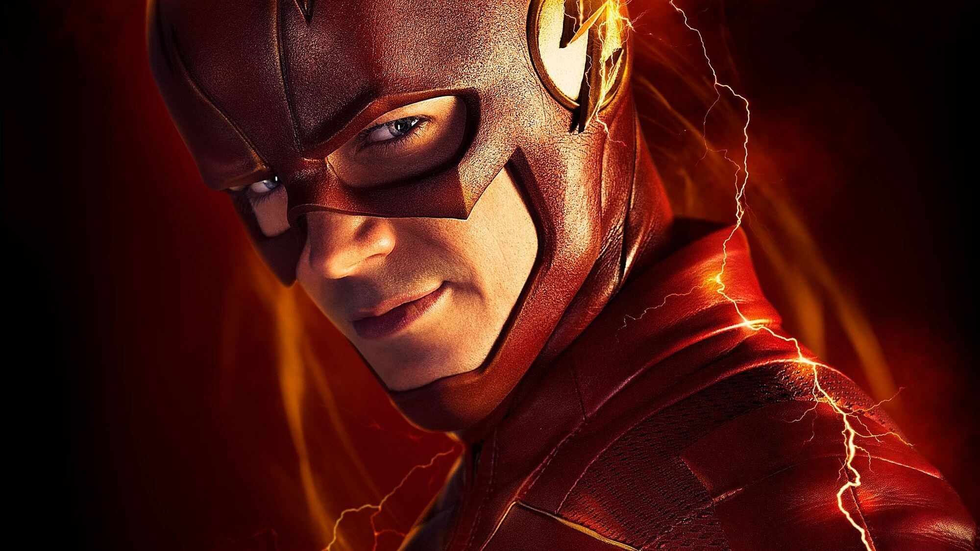 Grant Gustin, Barry Allen's portrayal, Captivating performance, Speedster brilliance, 2000x1130 HD Desktop