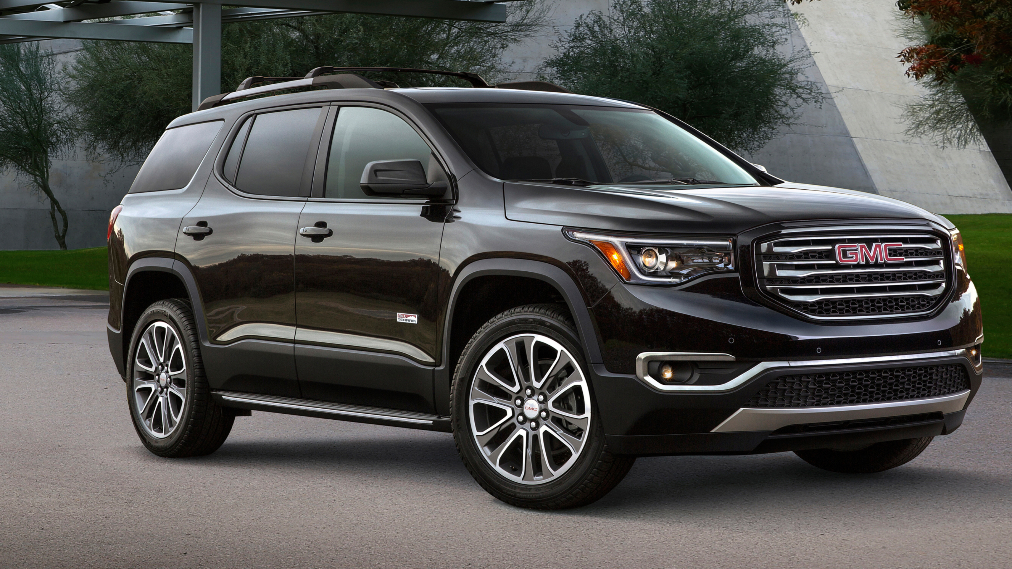 GMC Acadia, All Terrain version, Off-road capabilities, 2018 model, 3840x2160 4K Desktop