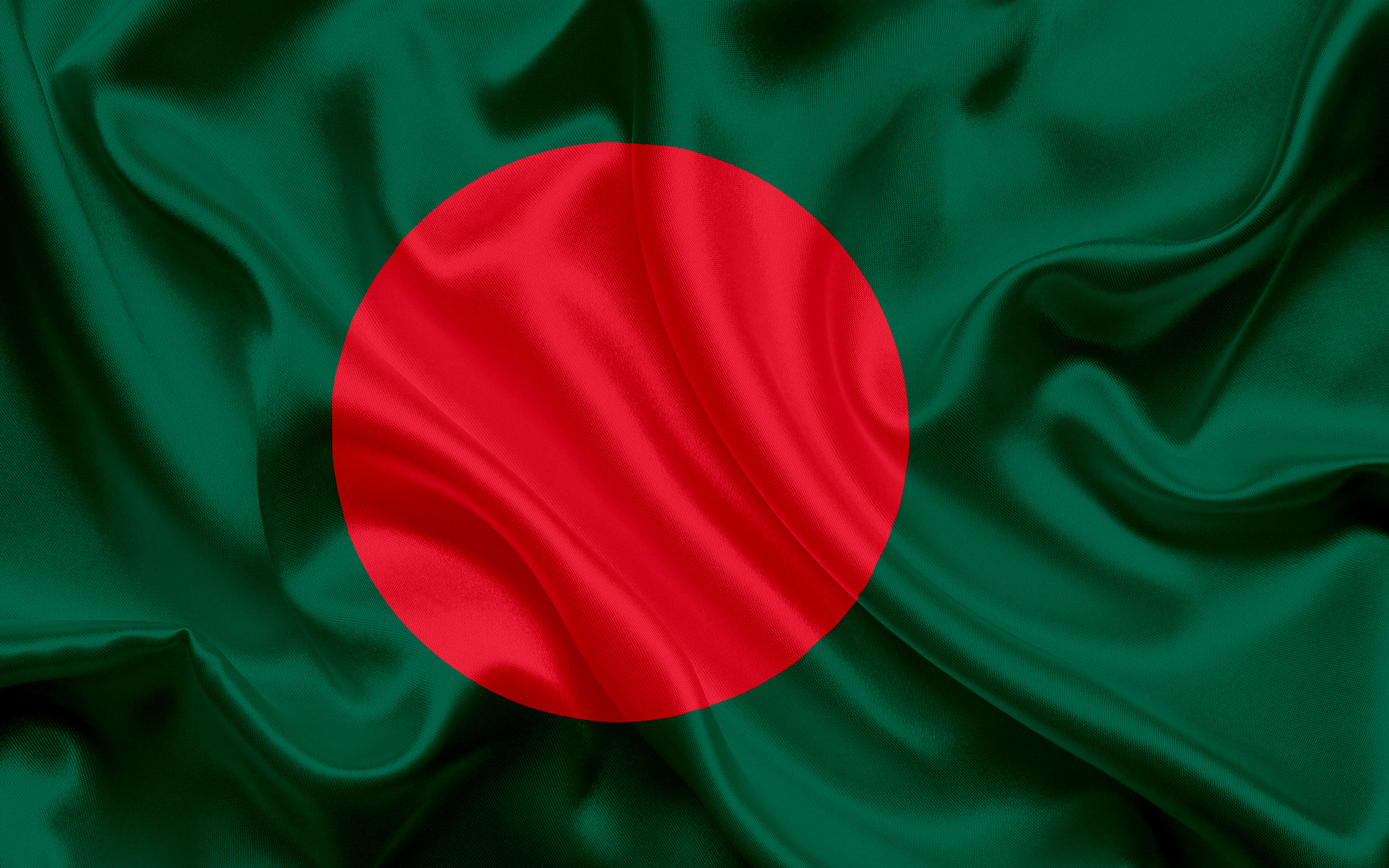 Bangladeshi flag, National symbols, Asia flag, High-quality pictures, 2560x1600 HD Desktop