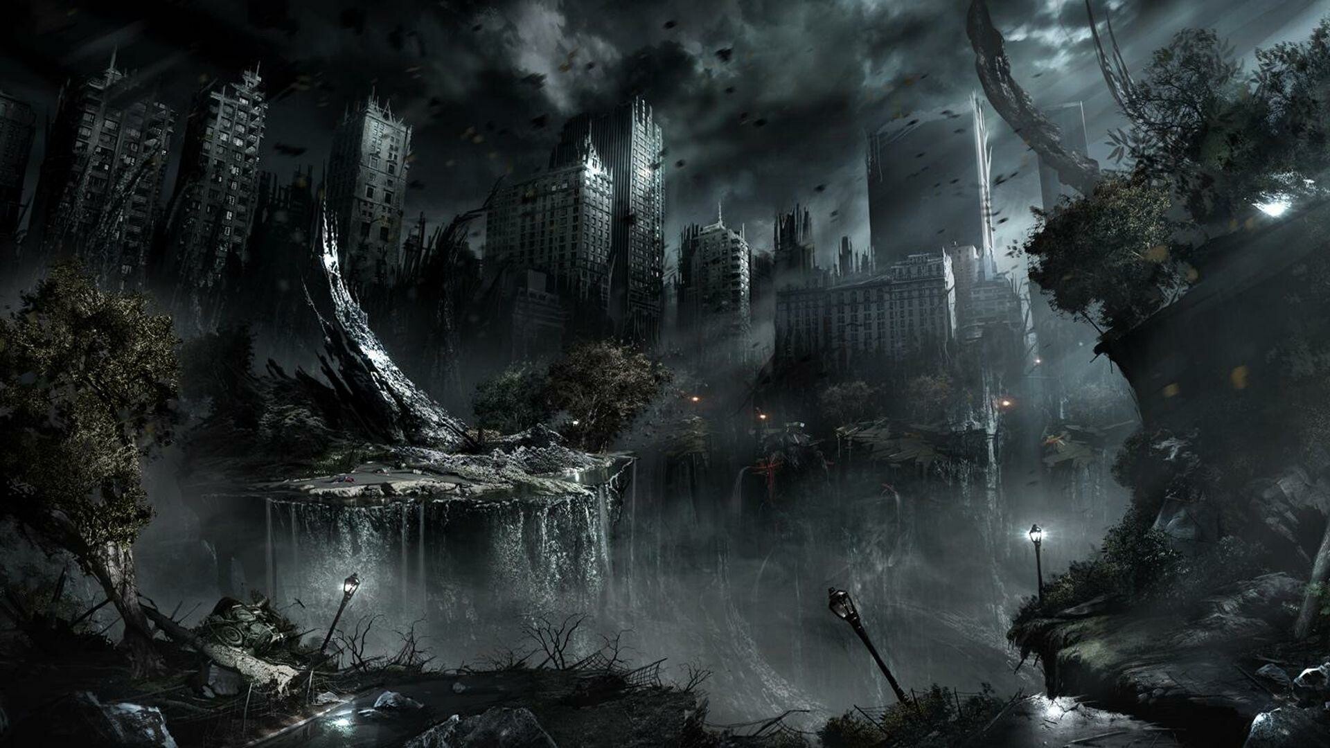 Post-apocalypse, Stunning wallpapers, Ruined world, Survival struggle, 1920x1080 Full HD Desktop