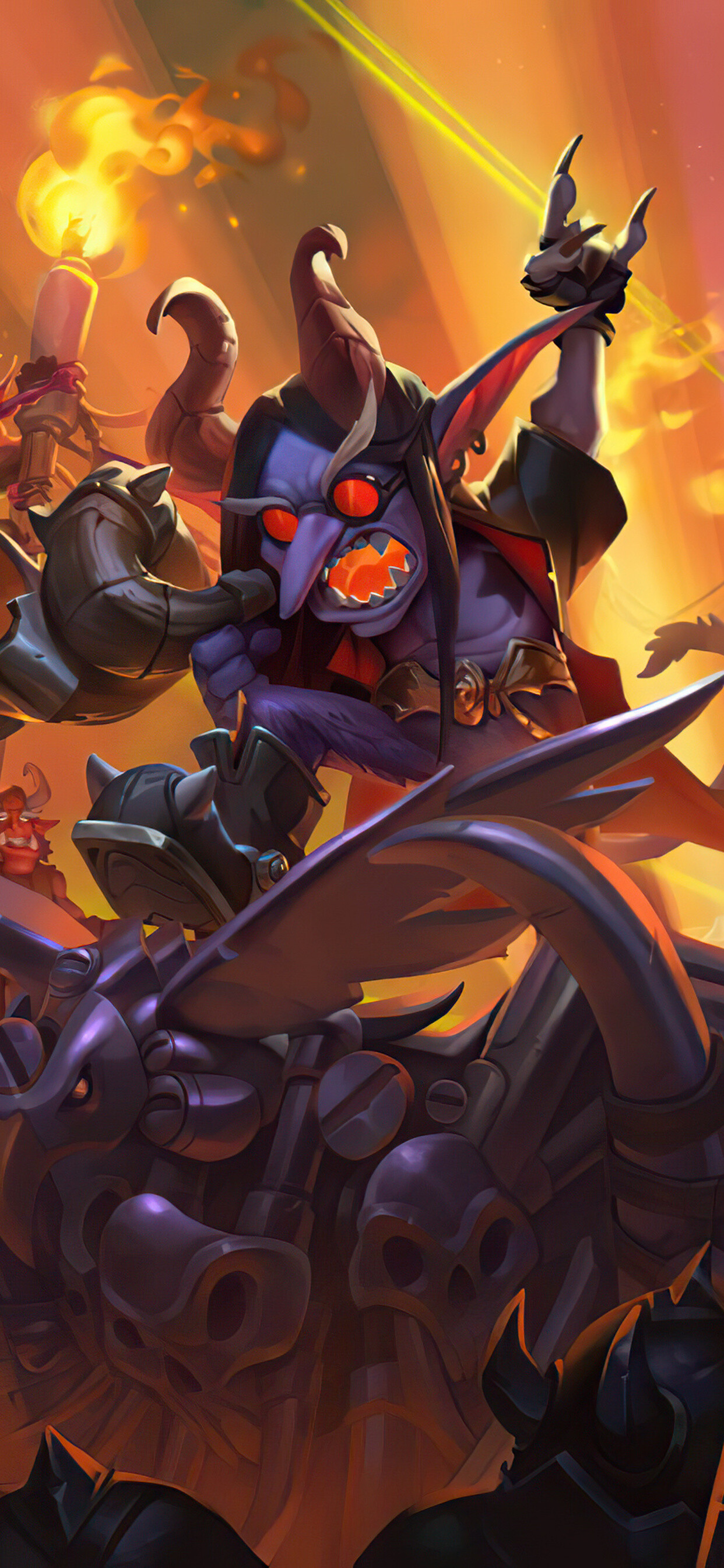 Felfire Festival, Hearthstone Wallpaper, 1250x2690 HD Phone