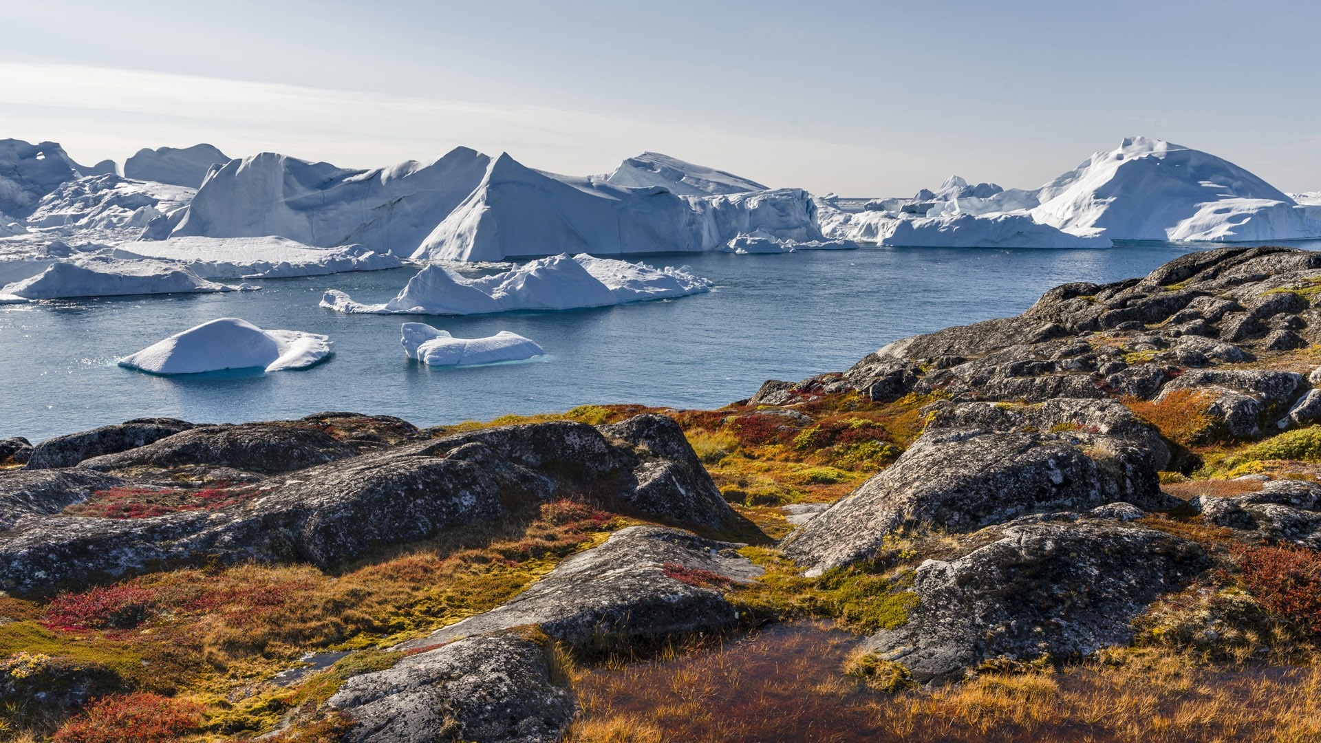 Ilulissat Icefjord, Greenland Wallpaper, 1920x1080 Full HD Desktop