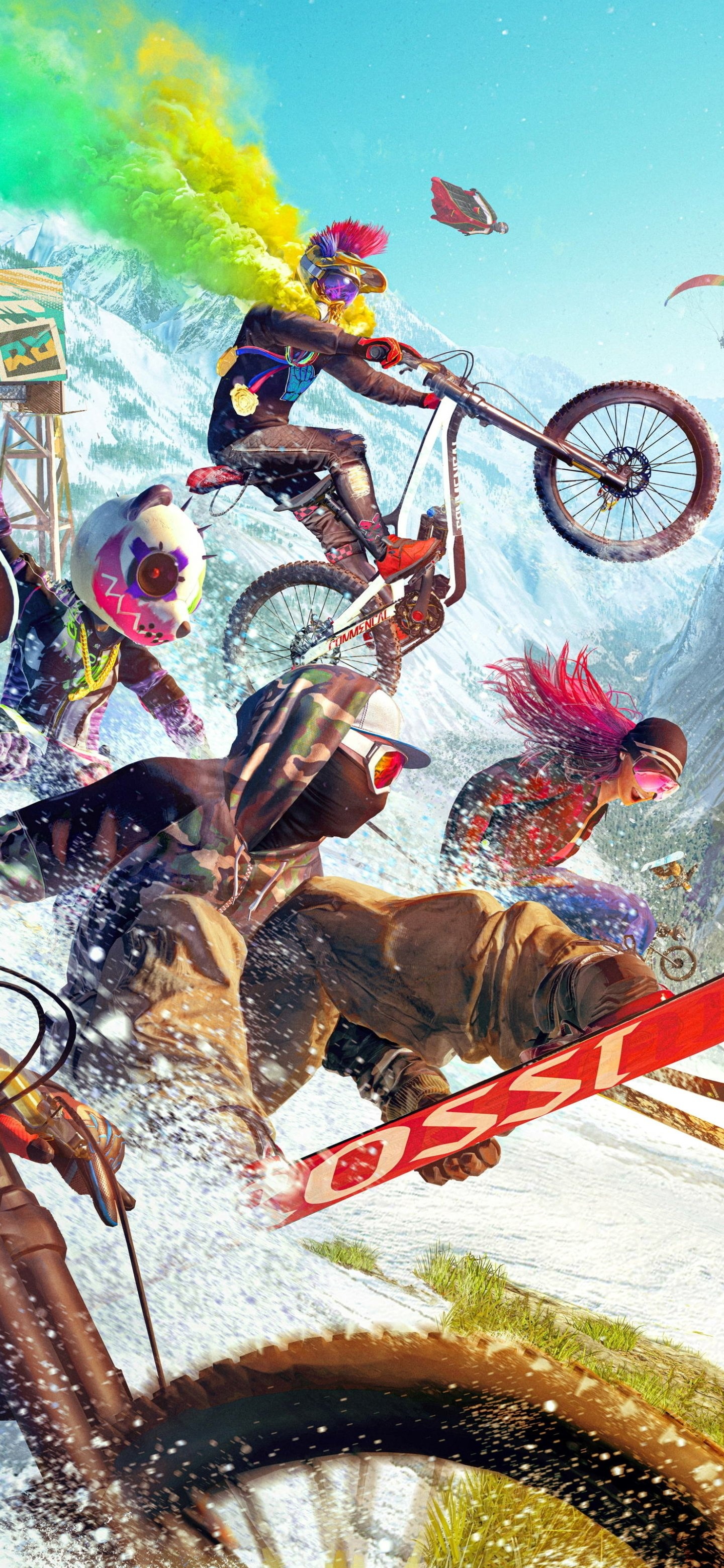 Video game, Riders Republic, Extreme sports, Multiplayer, 1440x3120 HD Phone