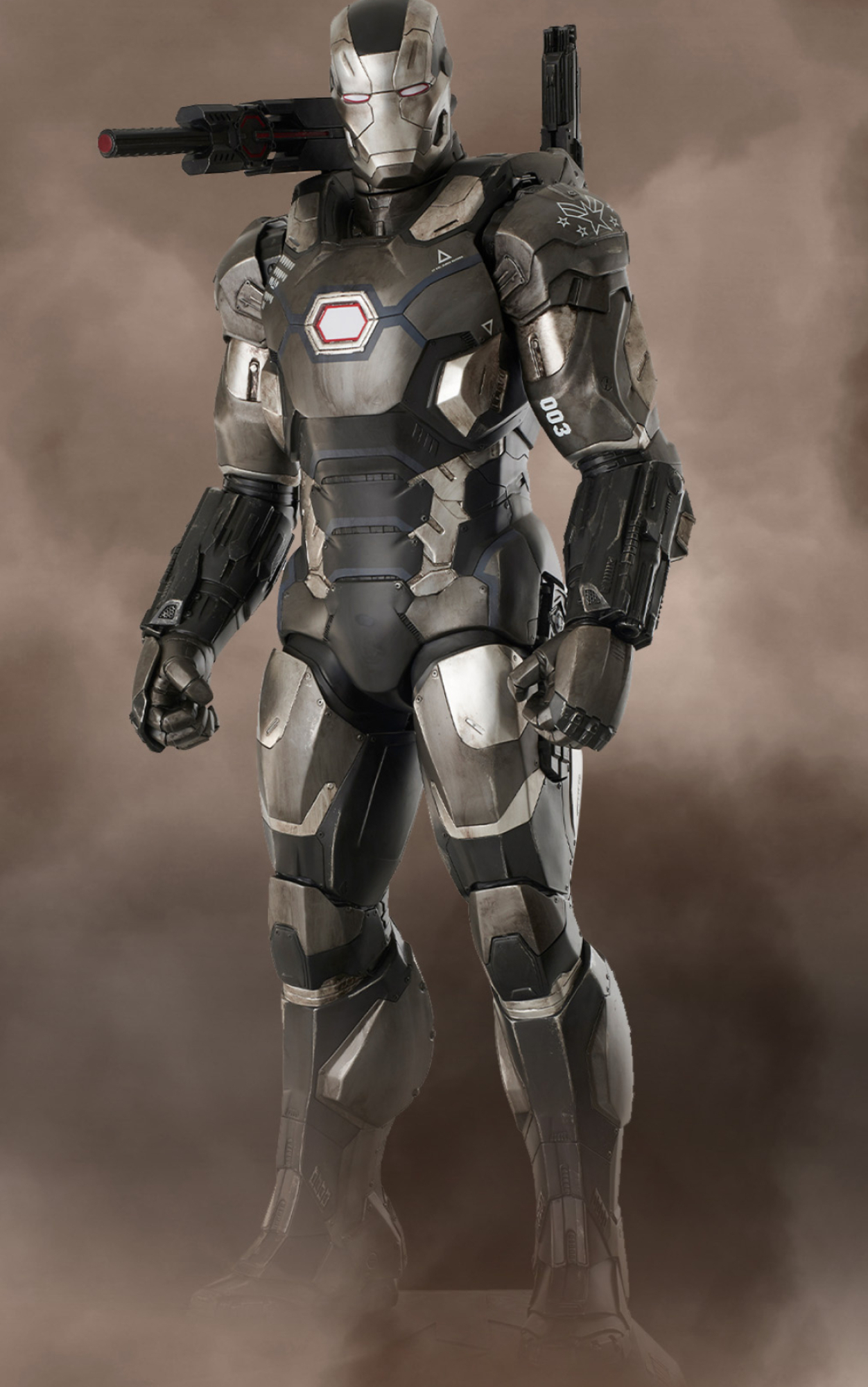 War Machine, Marvel movies, Lebensgroe statue, Lifesize heroes, 1260x2000 HD Phone