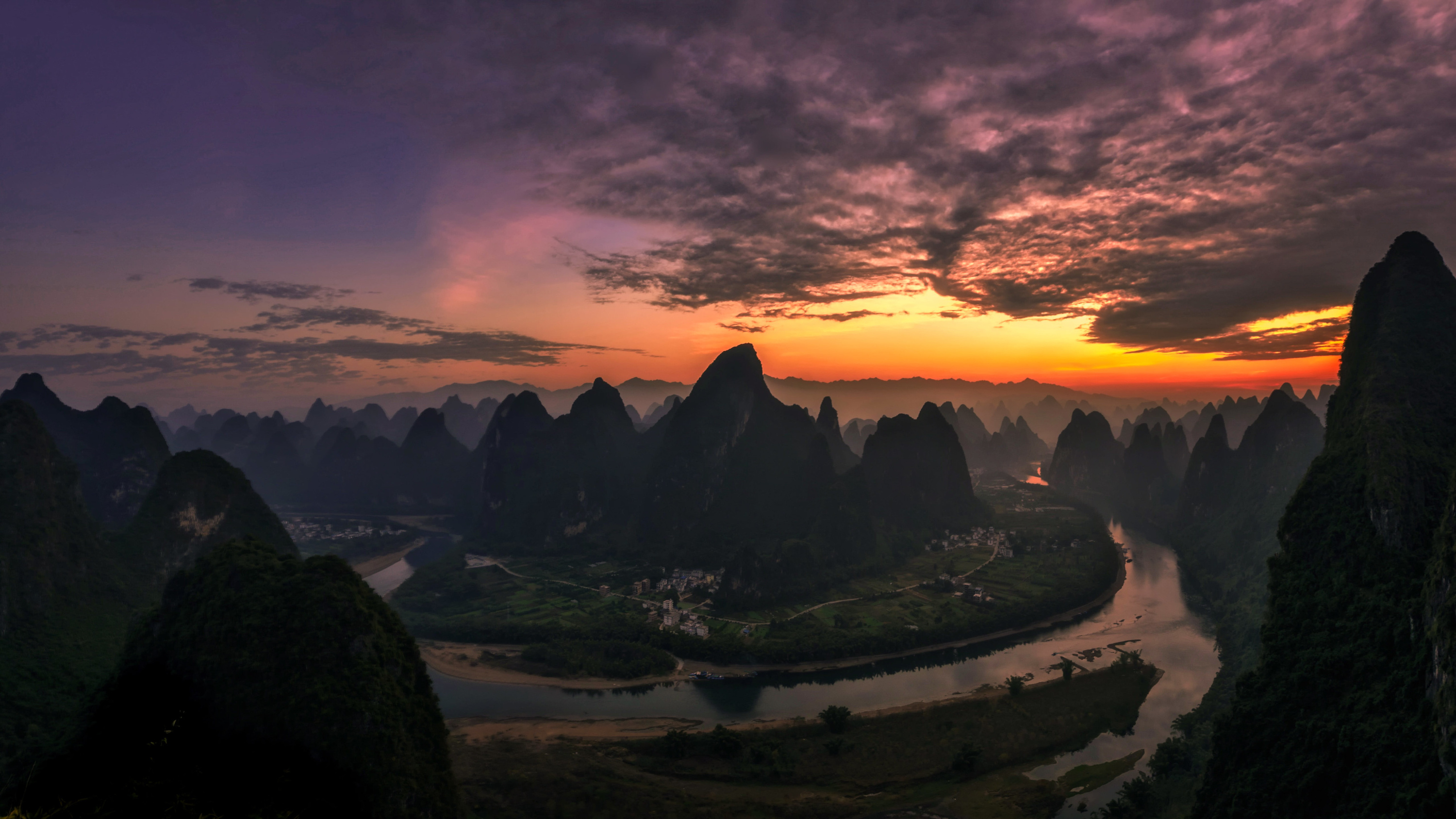 Guilin Li River National Park, Travels, zhangjiajie national forest, Anna kwa, 3000x1690 HD Desktop