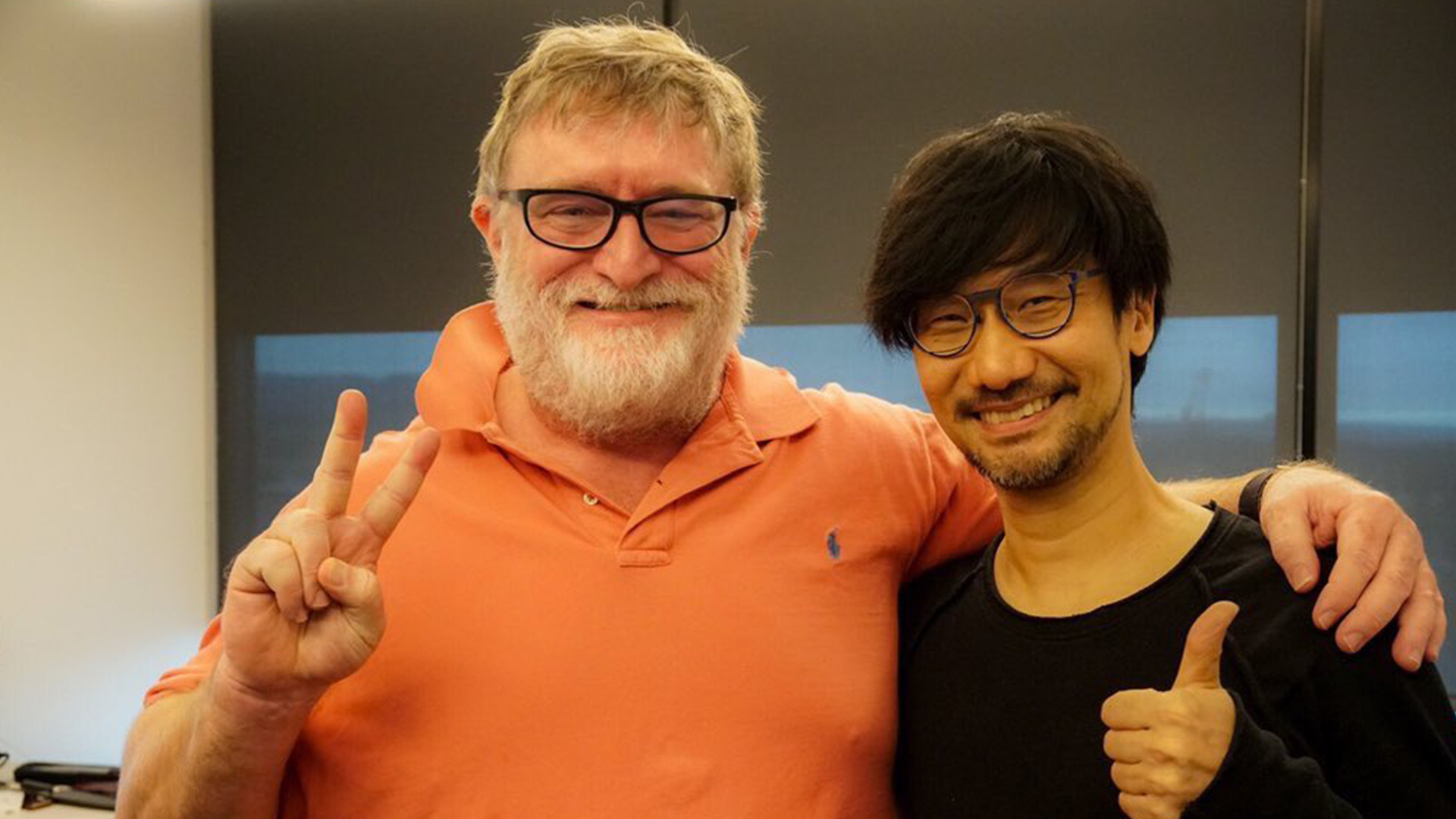 Gabe Newell, Hideo Kojima Wallpaper, 1920x1080 Full HD Desktop