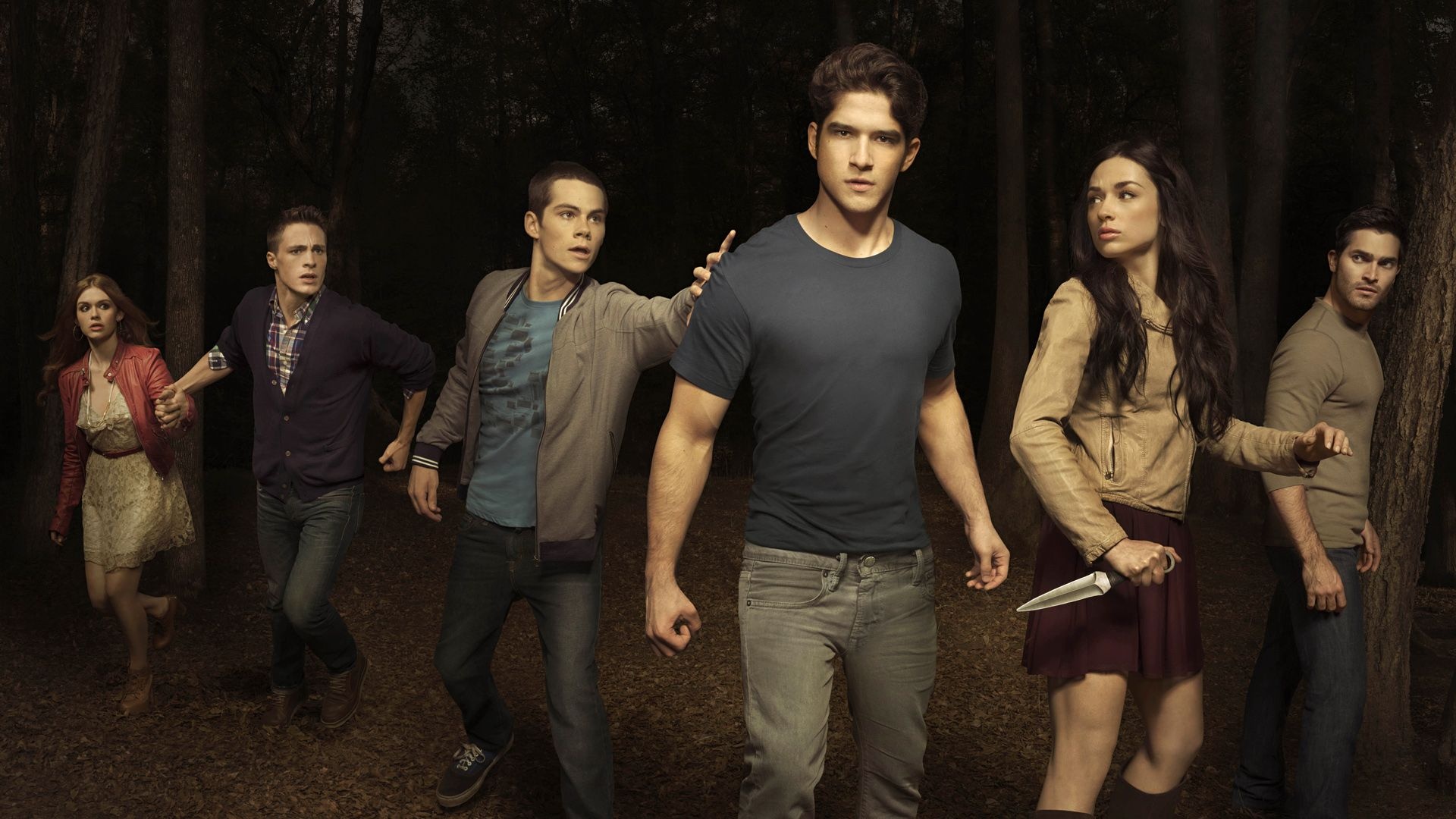 Teen Wolf TV series, Intense supernatural battles, Complex characters, Teenage angst, 1920x1080 Full HD Desktop