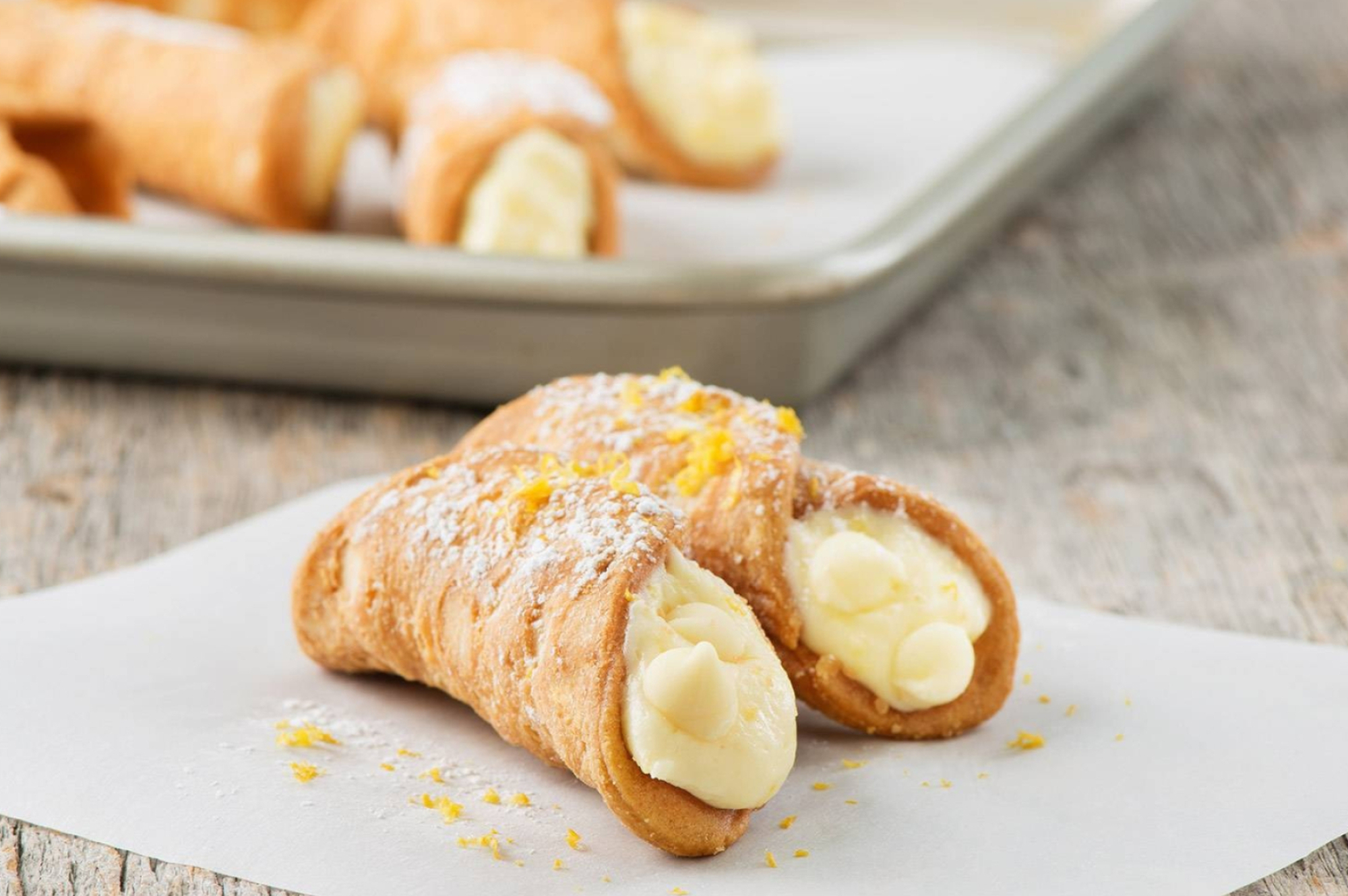 Lemon twist, White chocolate drizzle, Sweet delight, Irresistible cannoli, 2000x1330 HD Desktop