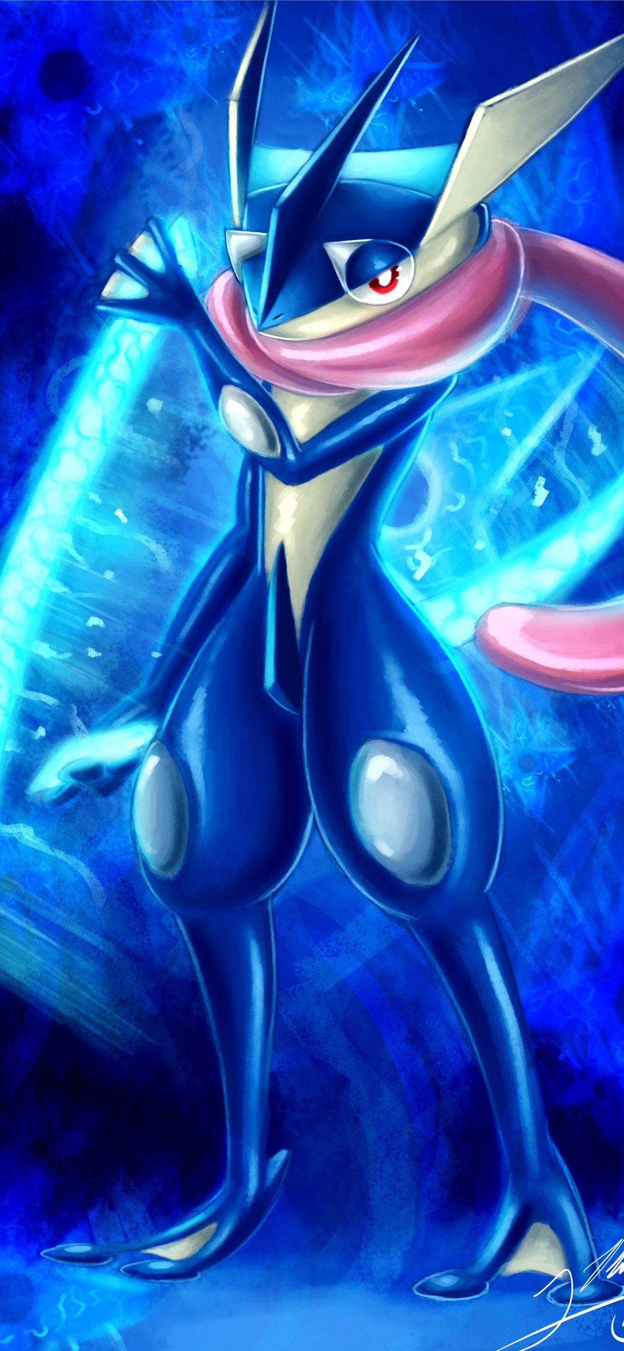 Best Greninja HD wallpapers, iPhone friendly, Captivating designs, Gaming favorite, 1290x2780 HD Phone