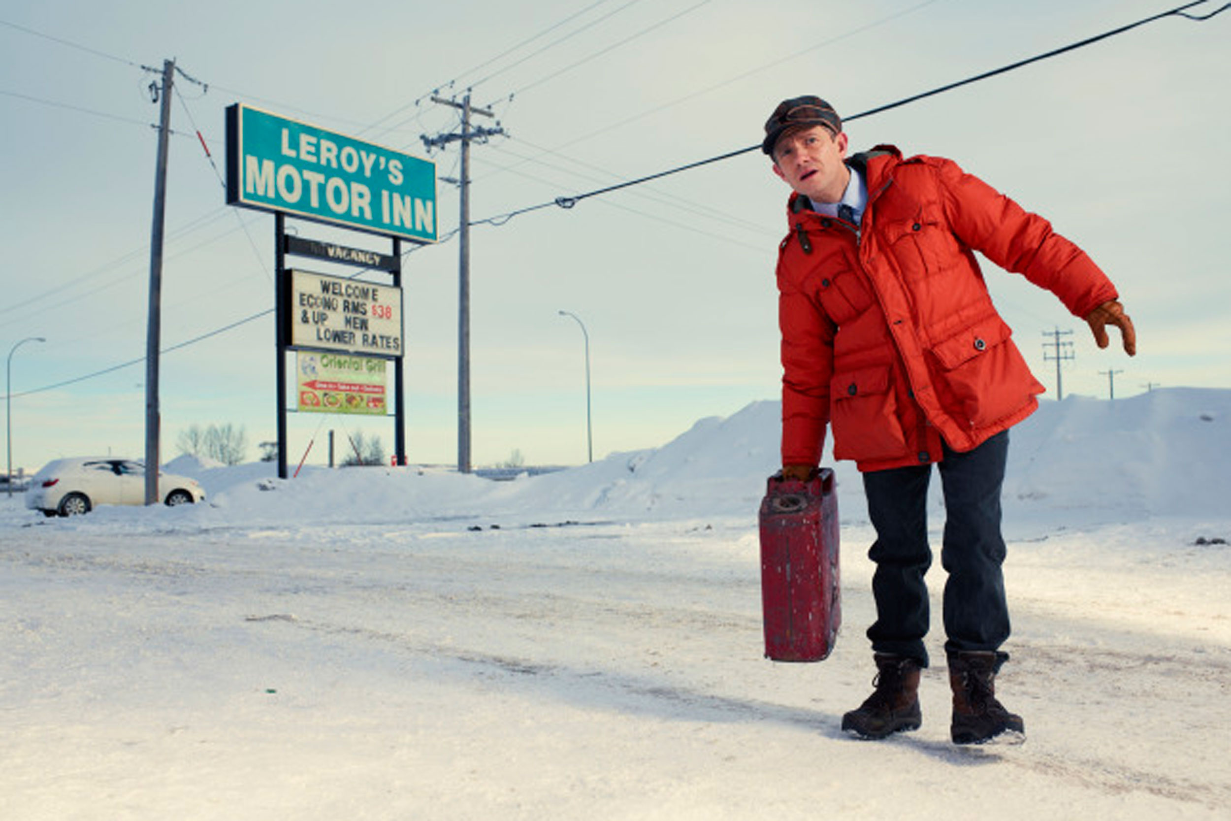 Fargo TV show, Noir-inspired visuals, Atmospheric cinematography, Complex narrative, 2500x1670 HD Desktop