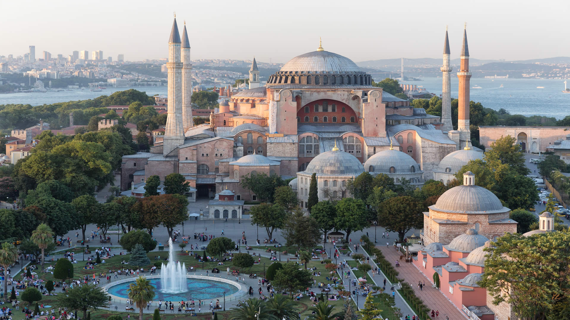 Hagia Sophia, Majestic structure, Architectural wonder, Beautiful wallpapers, 1920x1080 Full HD Desktop