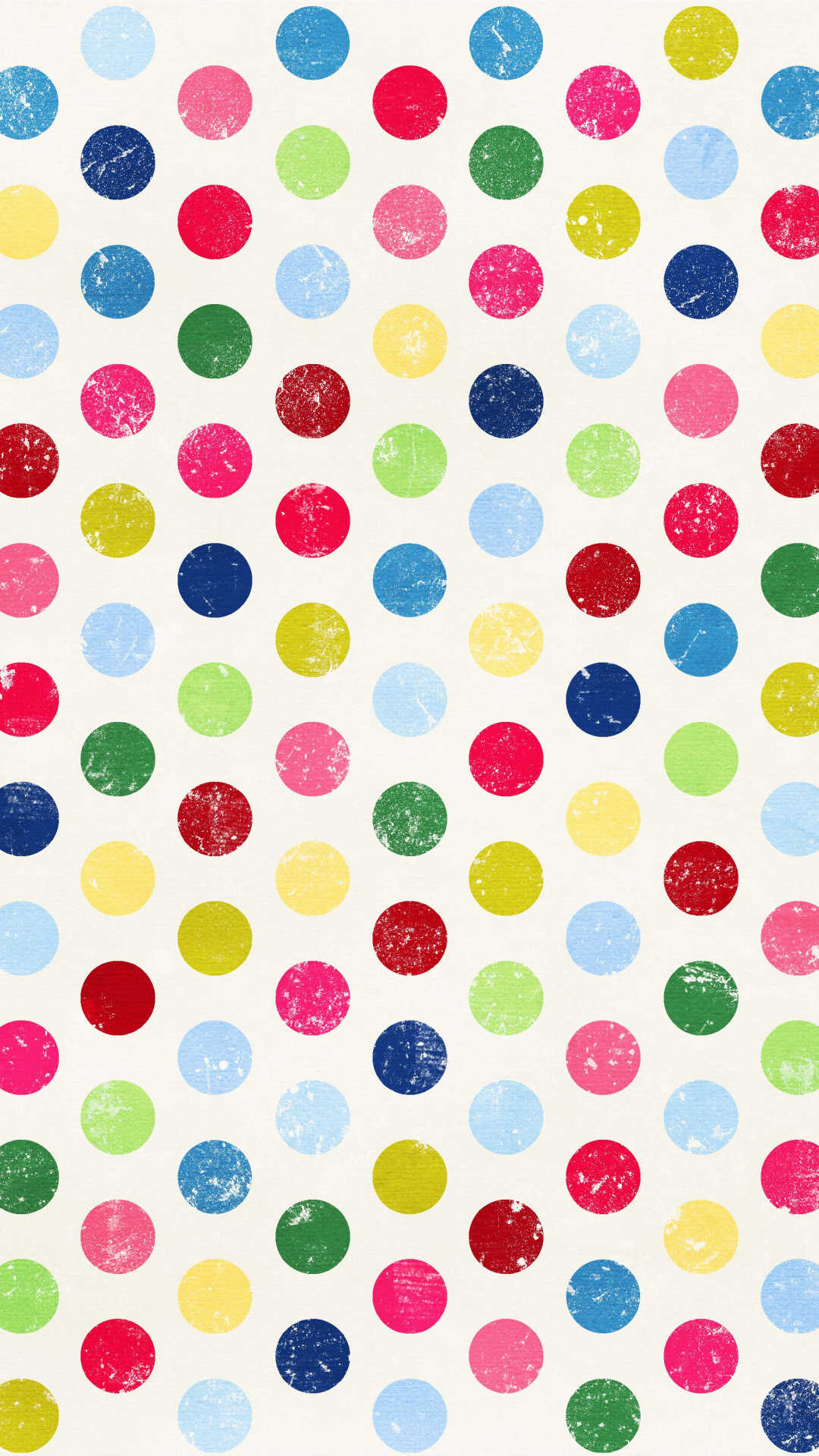 Multicolored, Polka Dot Wallpaper, 1080x1920 Full HD Phone