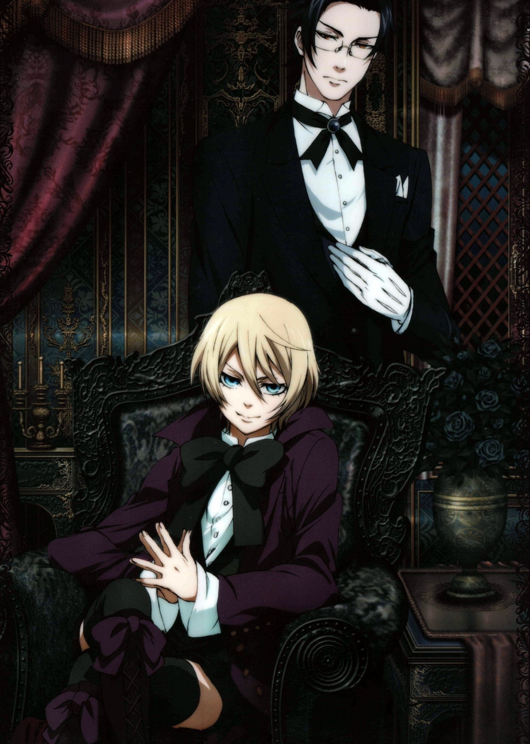 Black Butler, Anime obsession, Artistic representation, Stylish aesthetics, 1830x2560 HD Phone