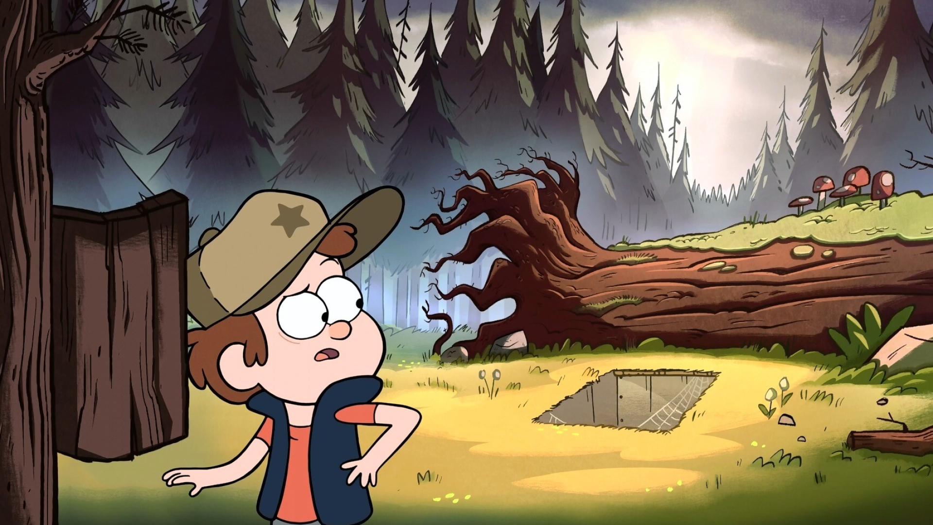 Gravity Falls Animation, Dipper's adventures, Cartoon wallpapers, Playful illustrations, 1920x1080 Full HD Desktop