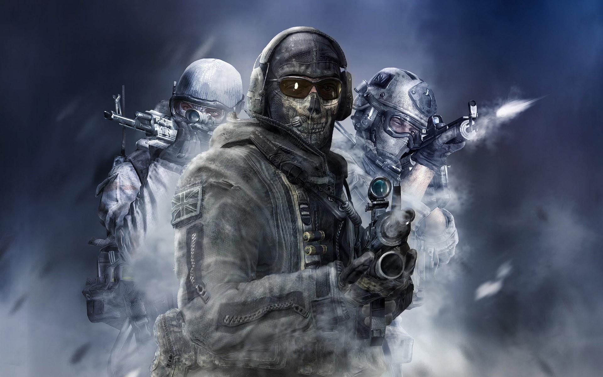 Simon Ghost Riley, Task Force 141 soldiers, Skull balaclava mask, HD Desktop wallpaper