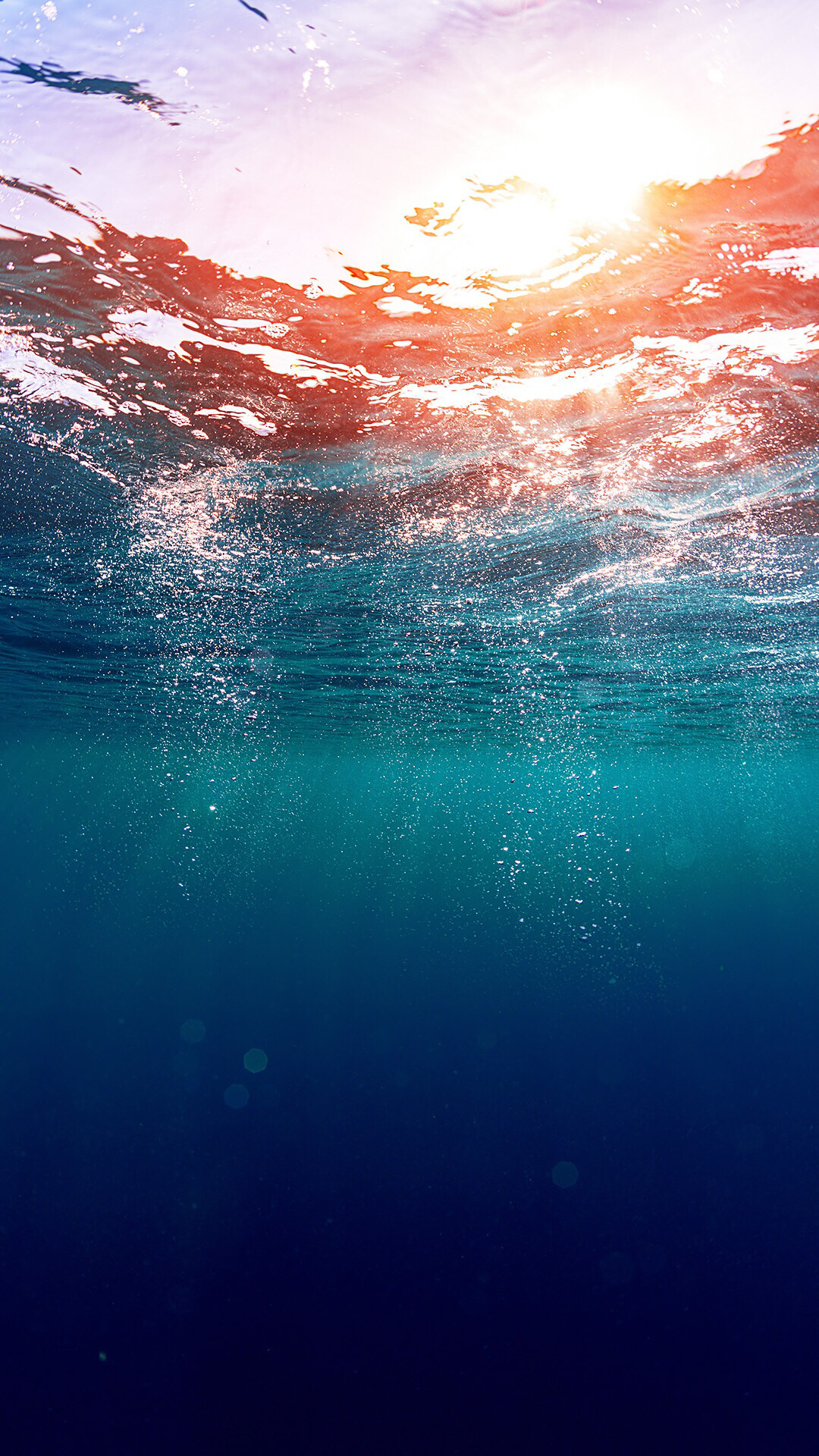 Underwater summer enchantment, Immersive beauty, Submerged elegance, Nature's aquatic paradise, 1080x1920 Full HD Phone