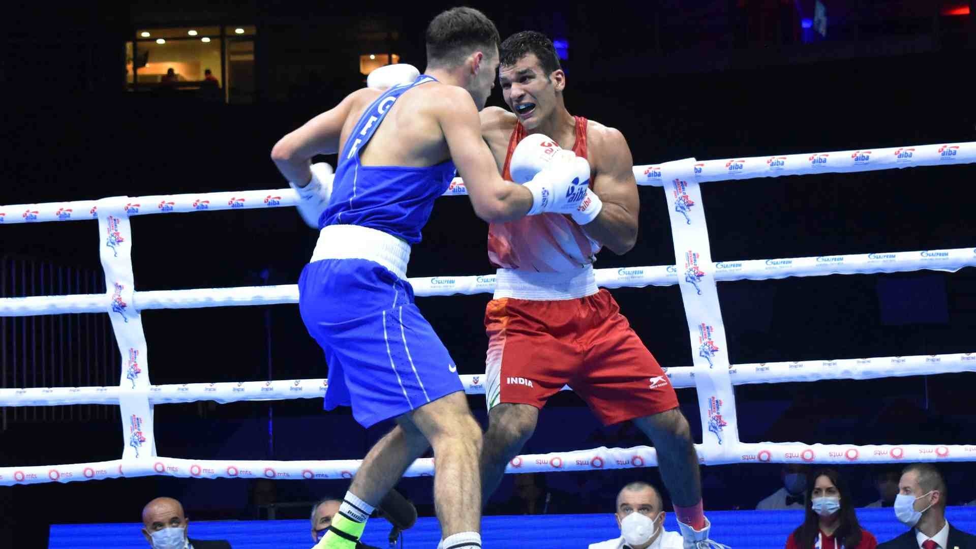 Akash Kumar, Rohit Mor, Akash Sangwan progress, 2021 AIBA mens world boxing championships, 1920x1080 Full HD Desktop