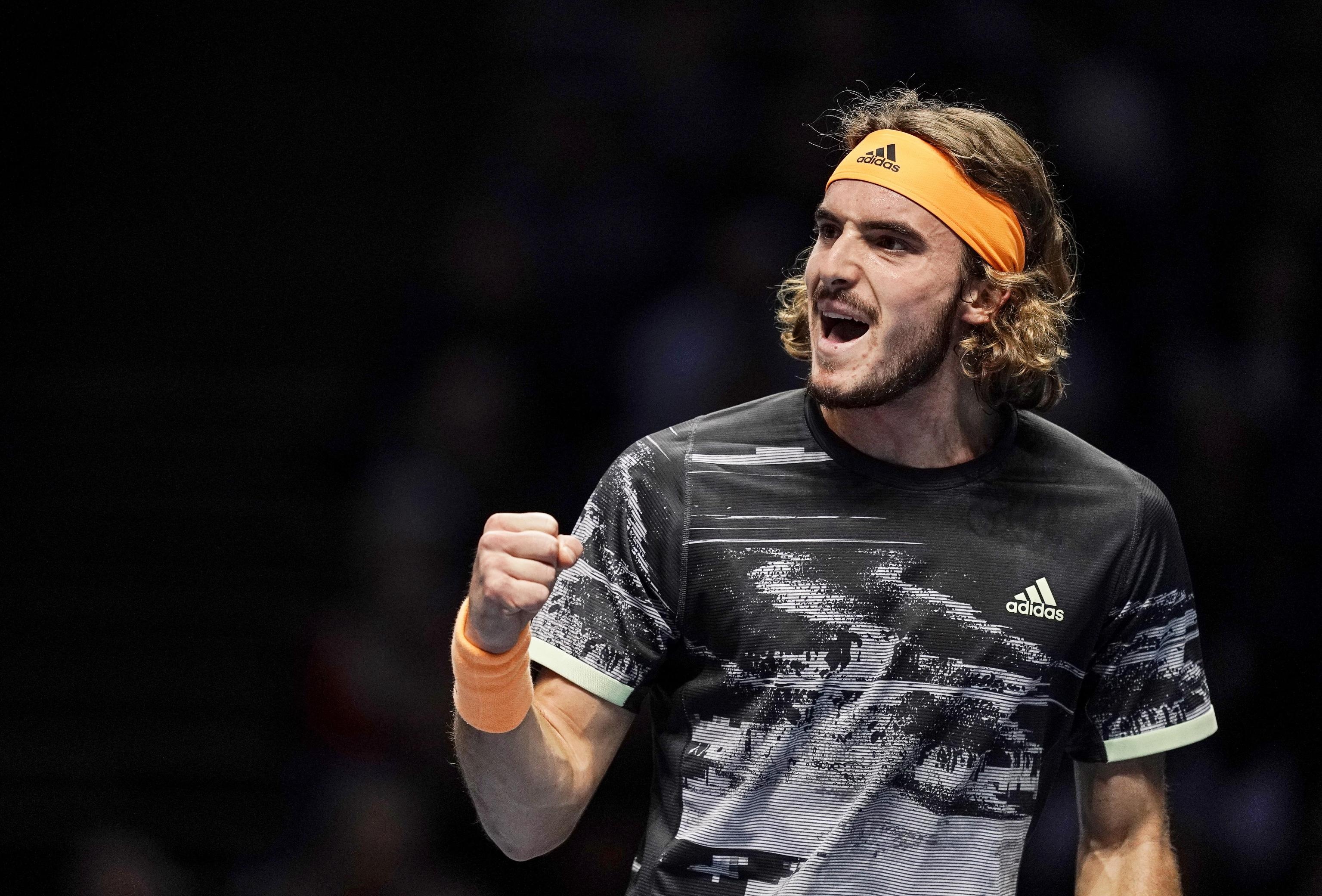 Stefanos Tsitsipas, ATP Finals, Victory against Thiem, 3080x2090 HD Desktop