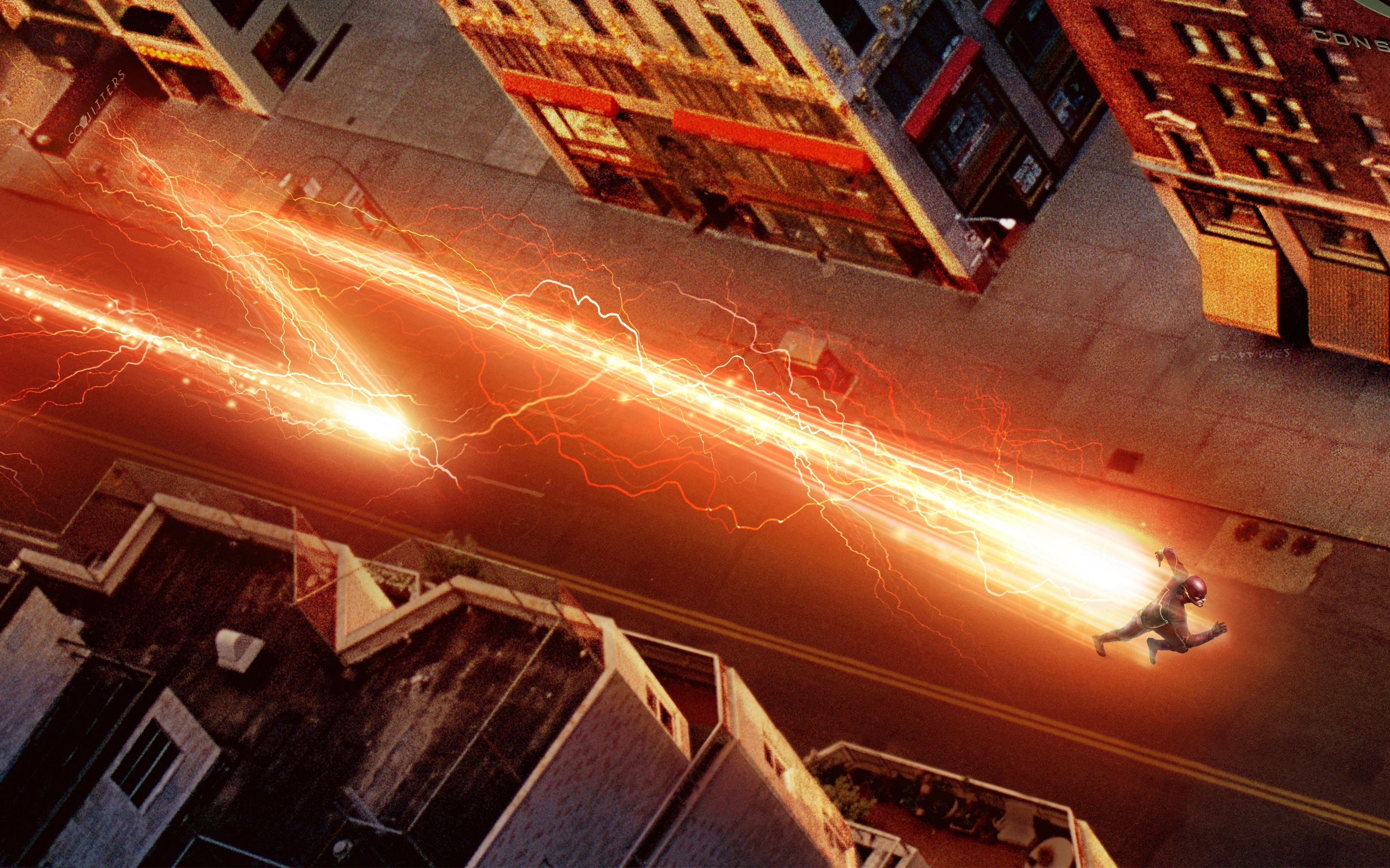 The Flash Season, Grant Gustin's portrayal, Flash wallpaper, DC Comics superhero, 2880x1800 HD Desktop