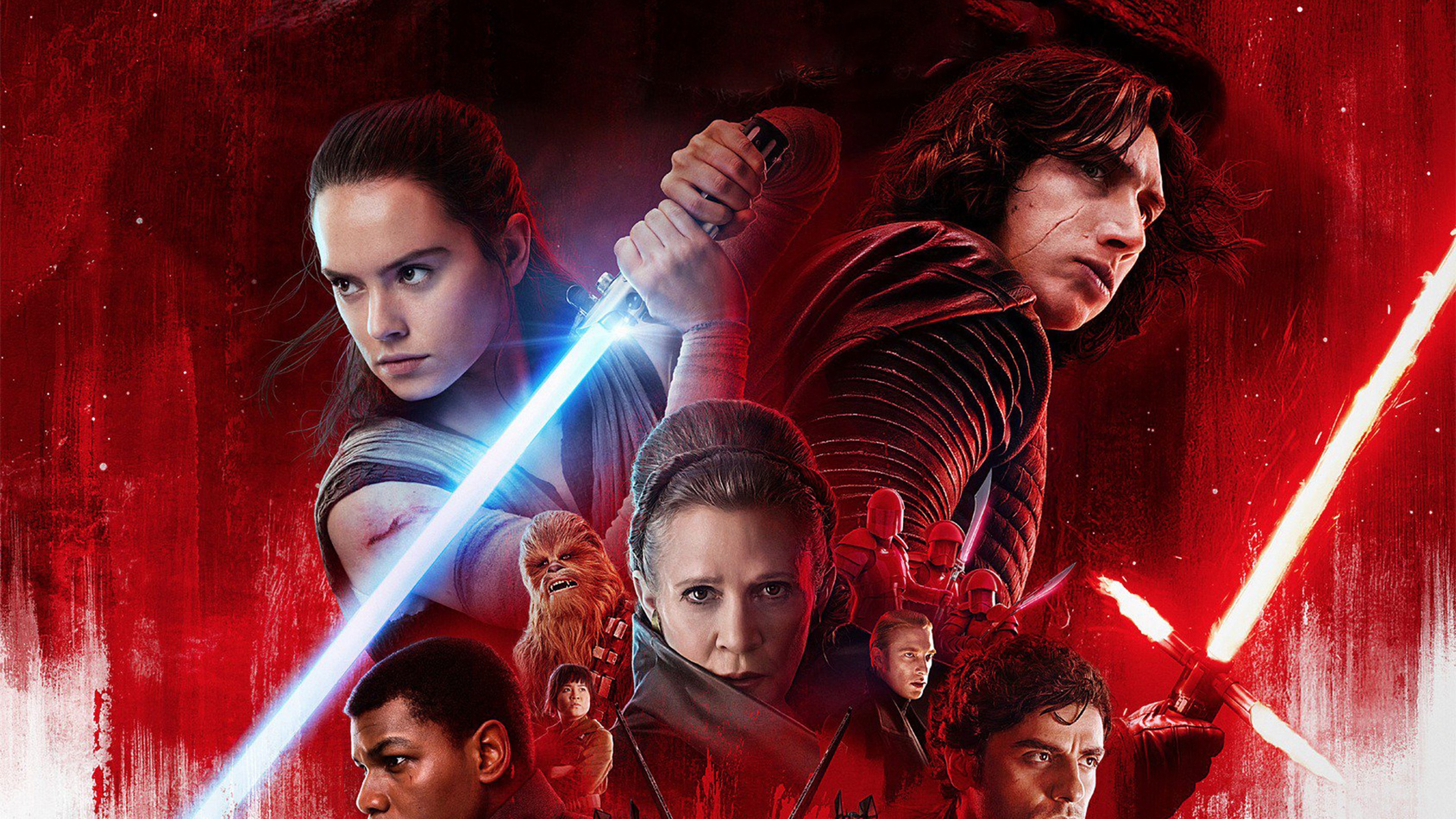 Star Wars: The Last Jedi, Carrie Fisher Wallpaper, 3840x2160 4K Desktop