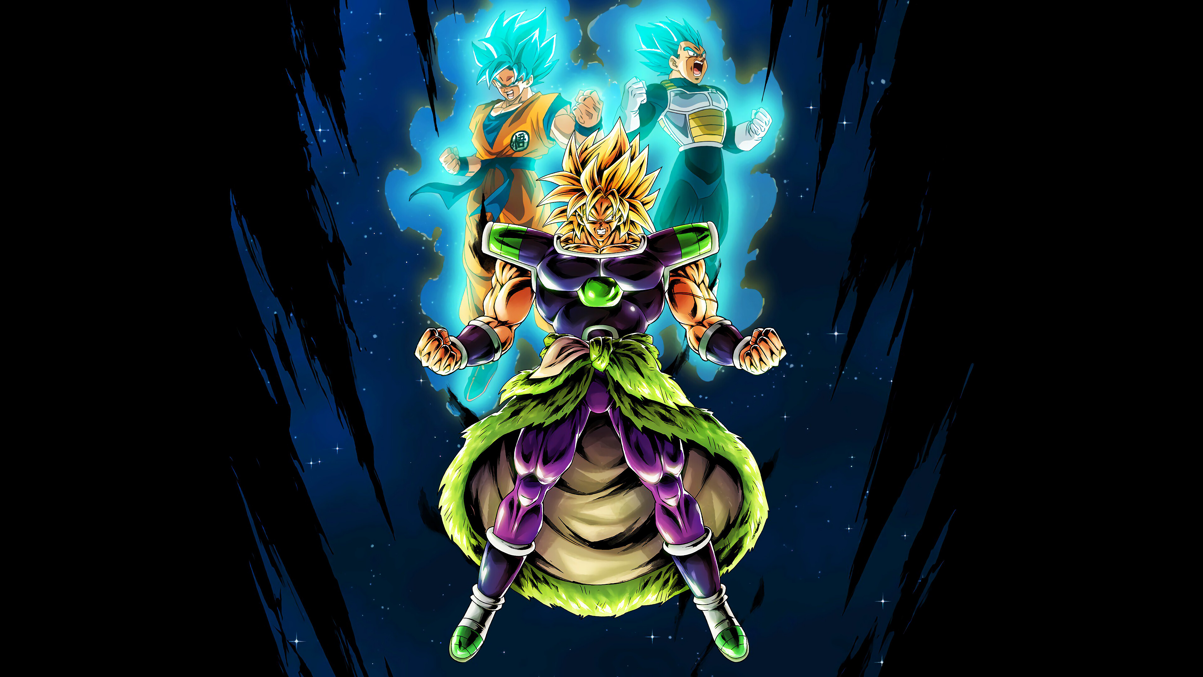 Dragon Ball Super, Broly, 4K wallpapers, Stunning backgrounds, 3840x2160 4K Desktop