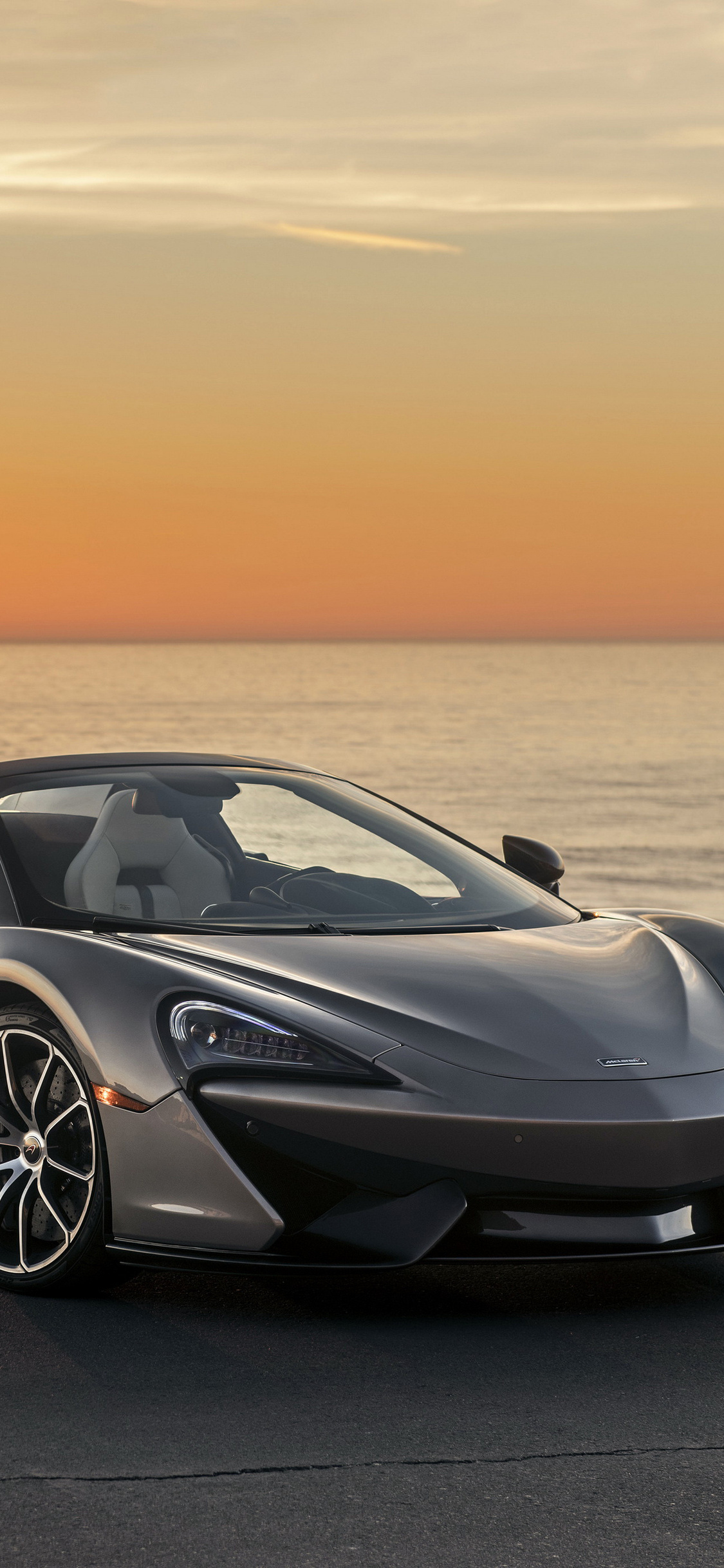 McLaren 570S, Spider edition, Sporty elegance, Exhilarating performance, 1130x2440 HD Phone