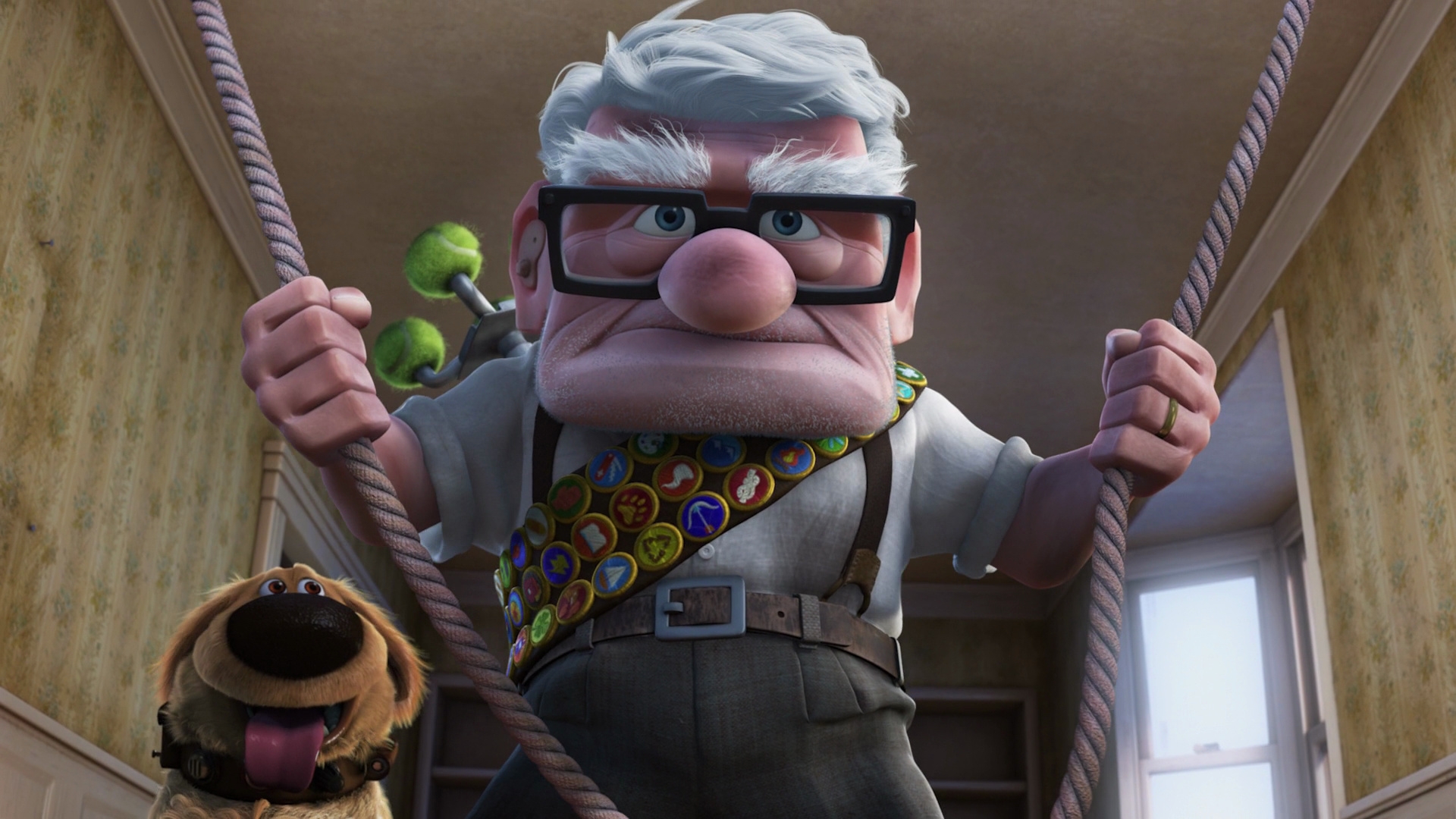 Carl Fredricksen, Pixar Wallpaper, 1920x1080 Full HD Desktop