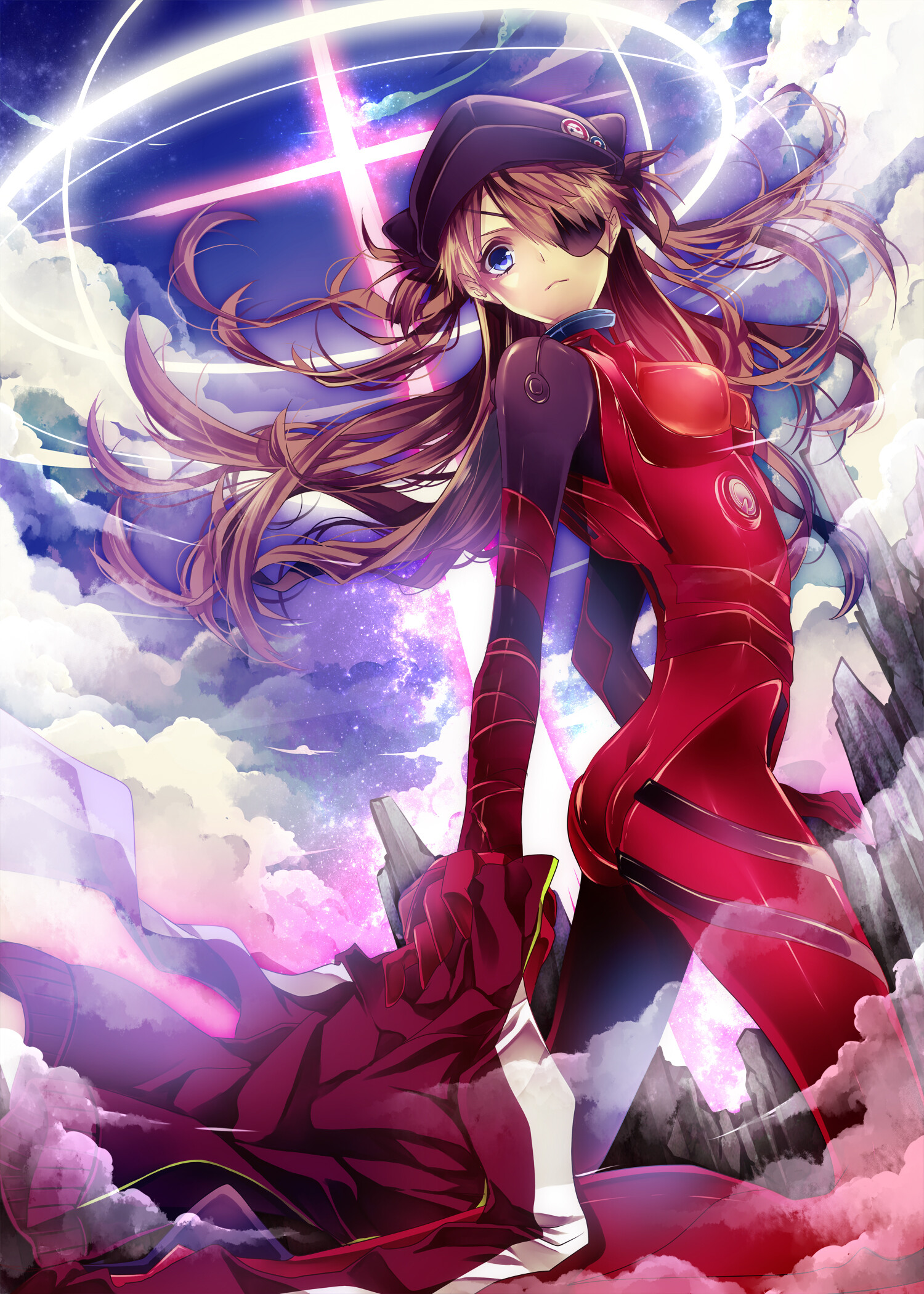 Souryuu Asuka Langley, Mobile Wallpaper, 1500x2100 HD Phone
