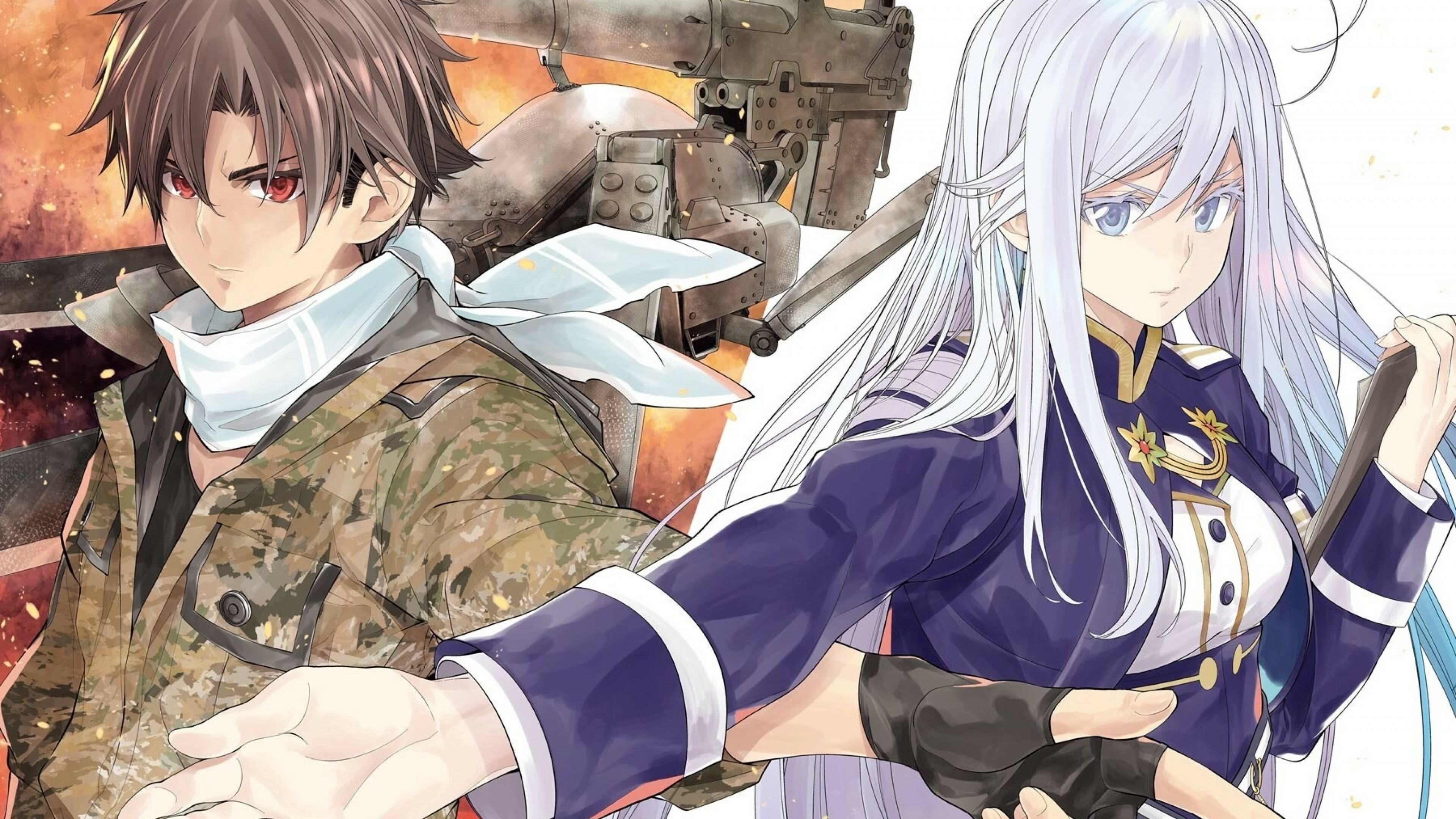 86 Vladilena Mirize, Visual novel wallpapers, UHD TV, Epic battles, 3840x2160 4K Desktop