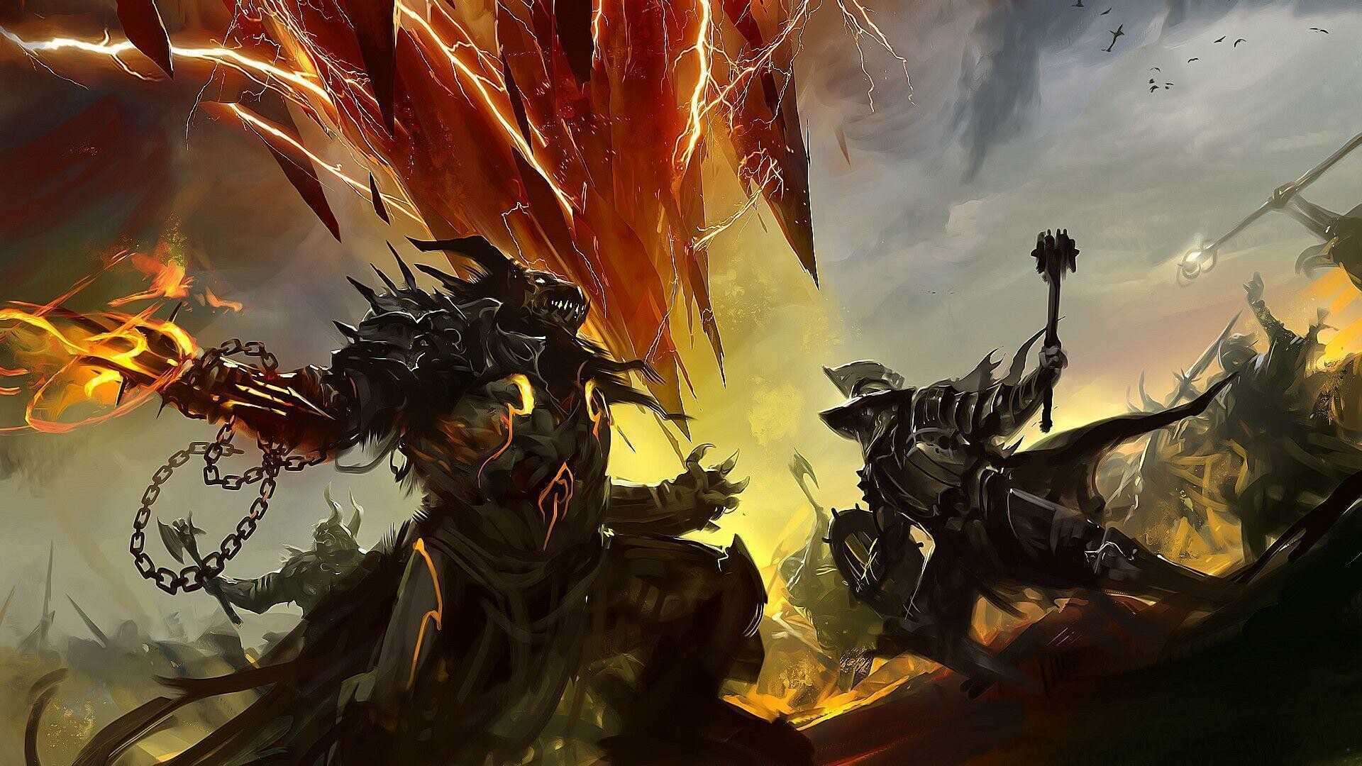 Guild Wars 2 wallpapers, Epic battles, Fantasy landscapes, Immersive gaming, 1920x1080 Full HD Desktop