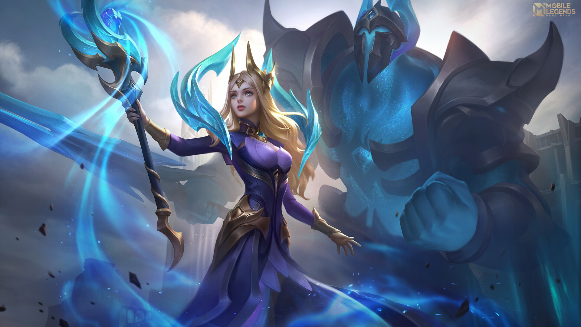 Vexana, Undead Knight, Mobile Legends Bang Bang, Full HD Desktop wallpaper