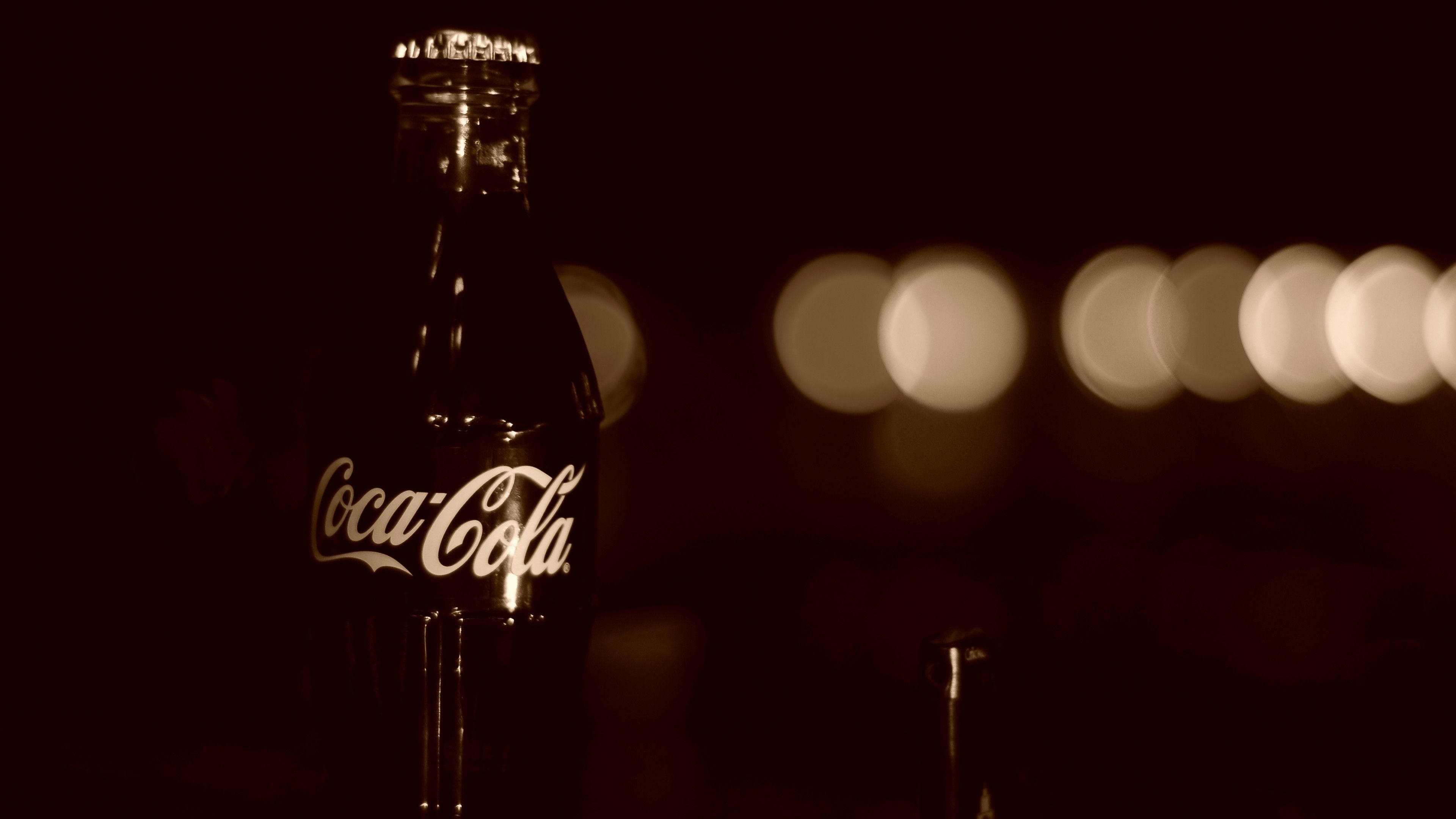 Coca-Cola, Vintage wallpapers, Nostalgic backgrounds, Classic branding, 3840x2160 4K Desktop