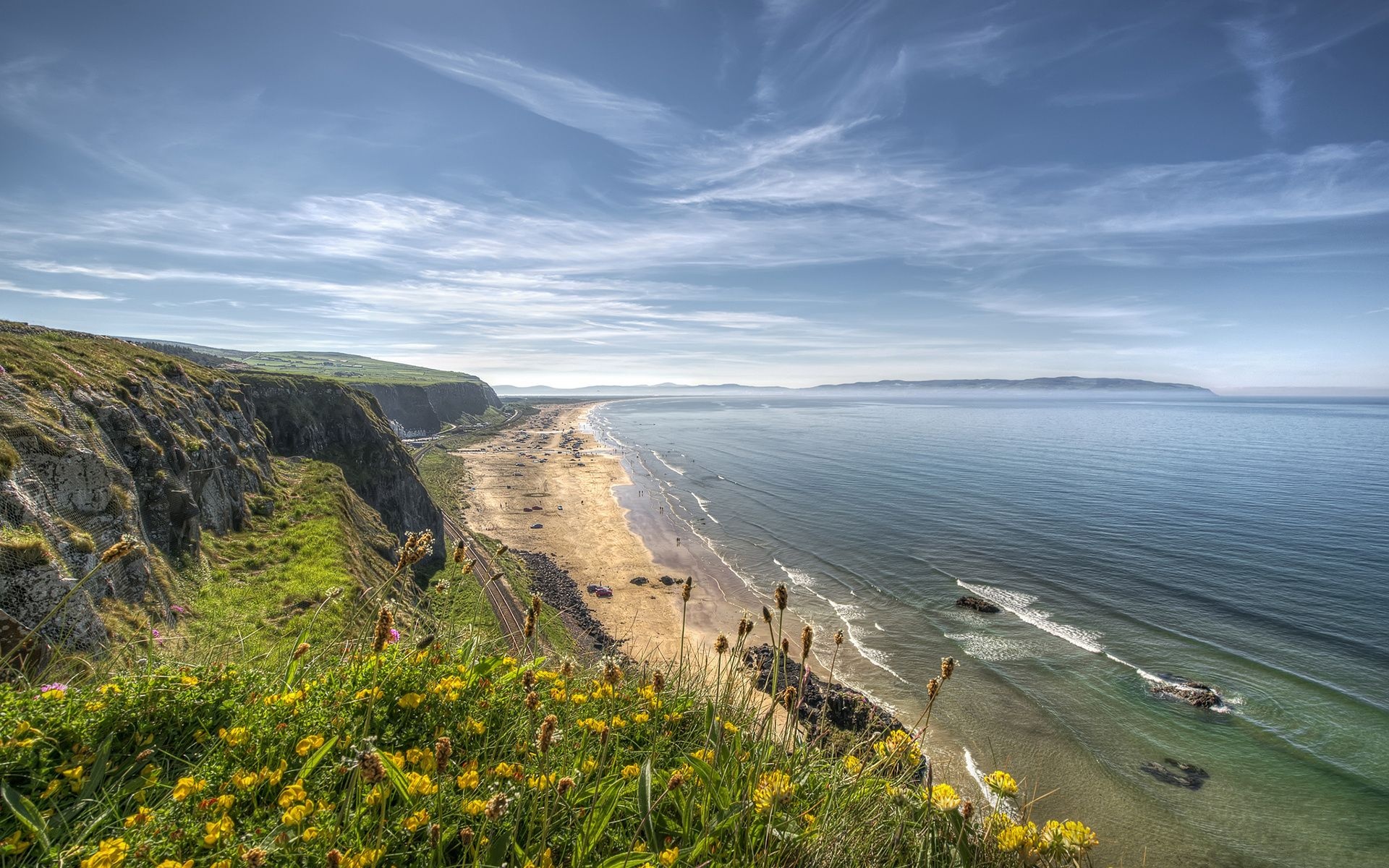 Atlantic Ocean, Irish beaches, Desktop wallpapers, Serene landscapes, 1920x1200 HD Desktop