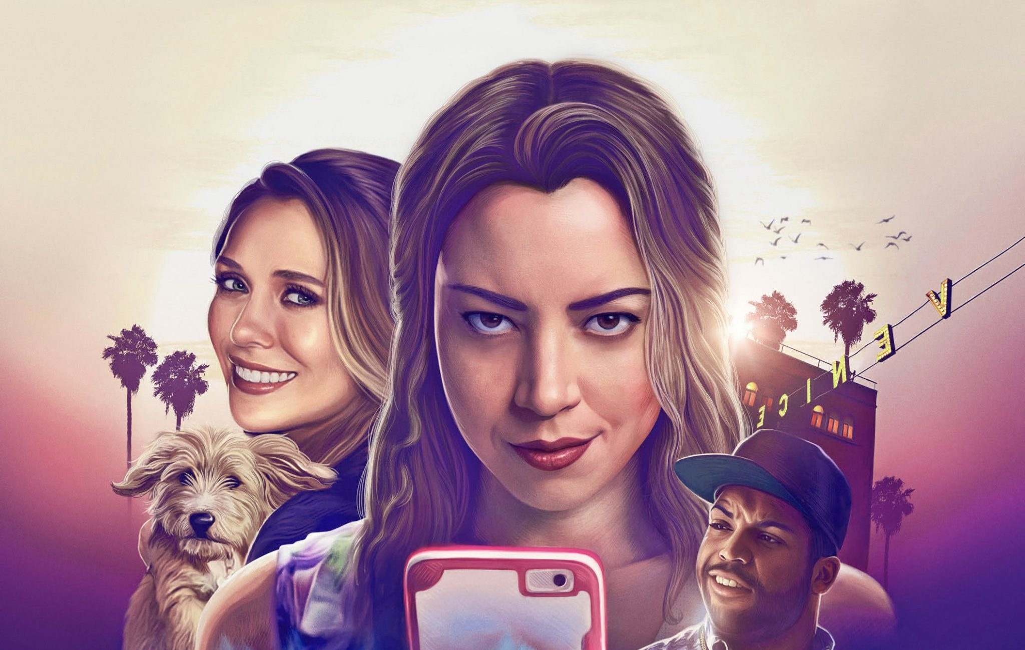 Ingrid Goes West movie, Social media obsession, Dark comedy, Identity crisis, 2050x1300 HD Desktop