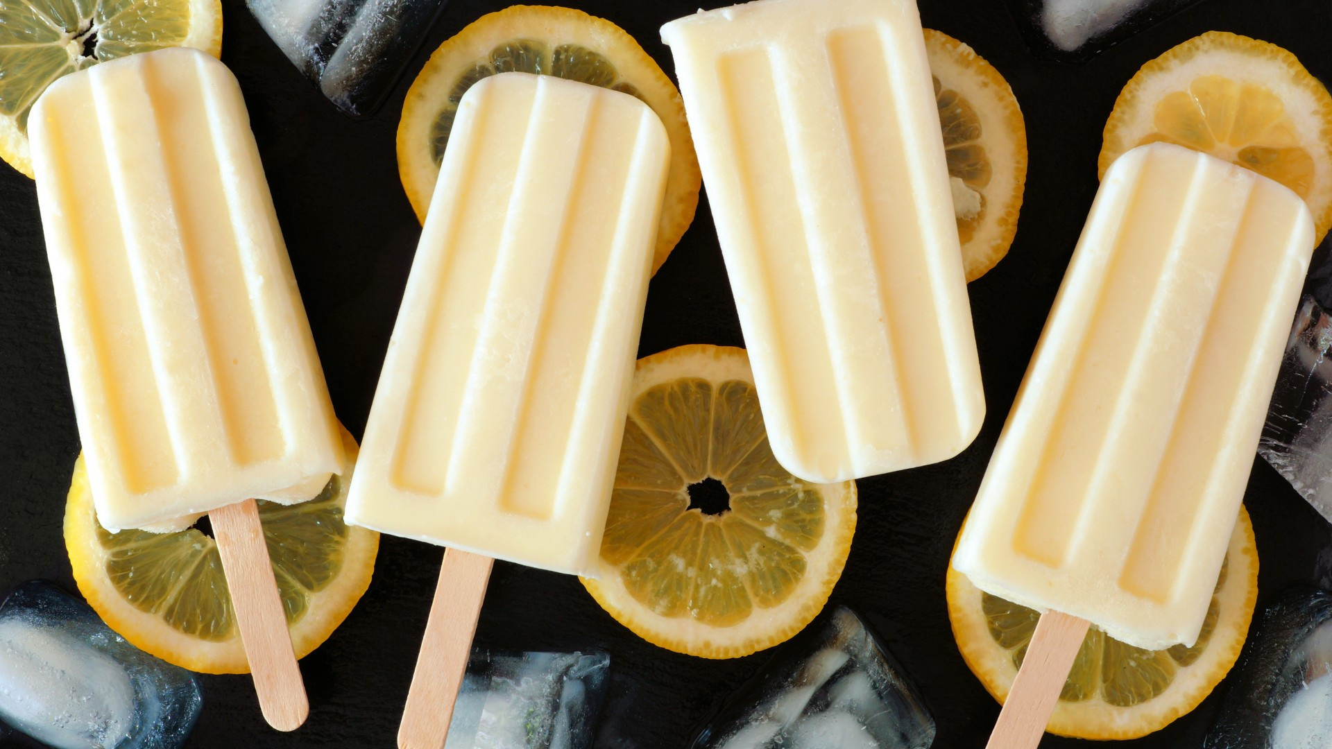 Ice Cream, Lemon, Cubes, Widescreen, 1920x1080 Full HD Desktop