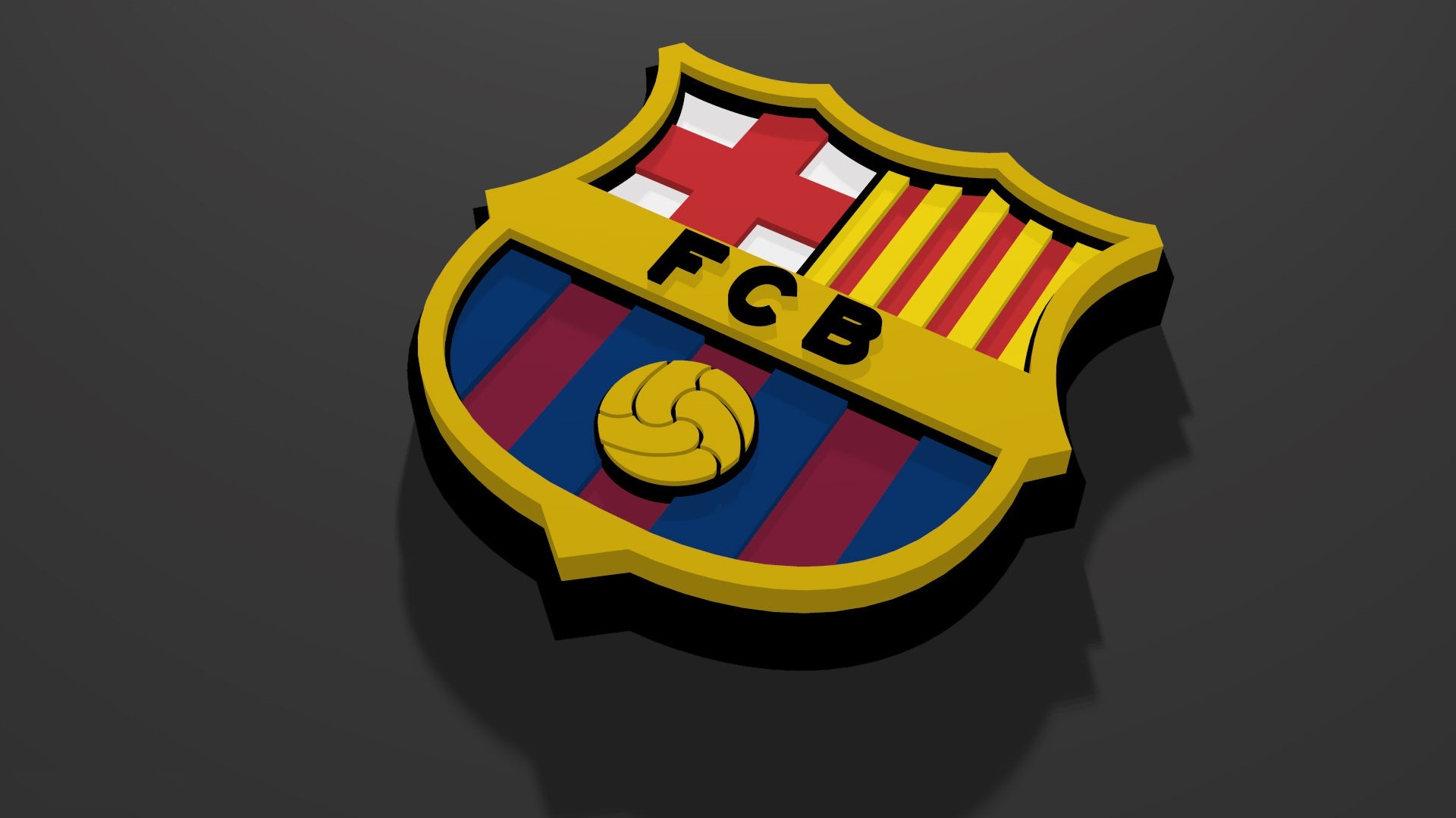 FC Barcelona logo wallpaper, Download, 1920x1080 Full HD Desktop