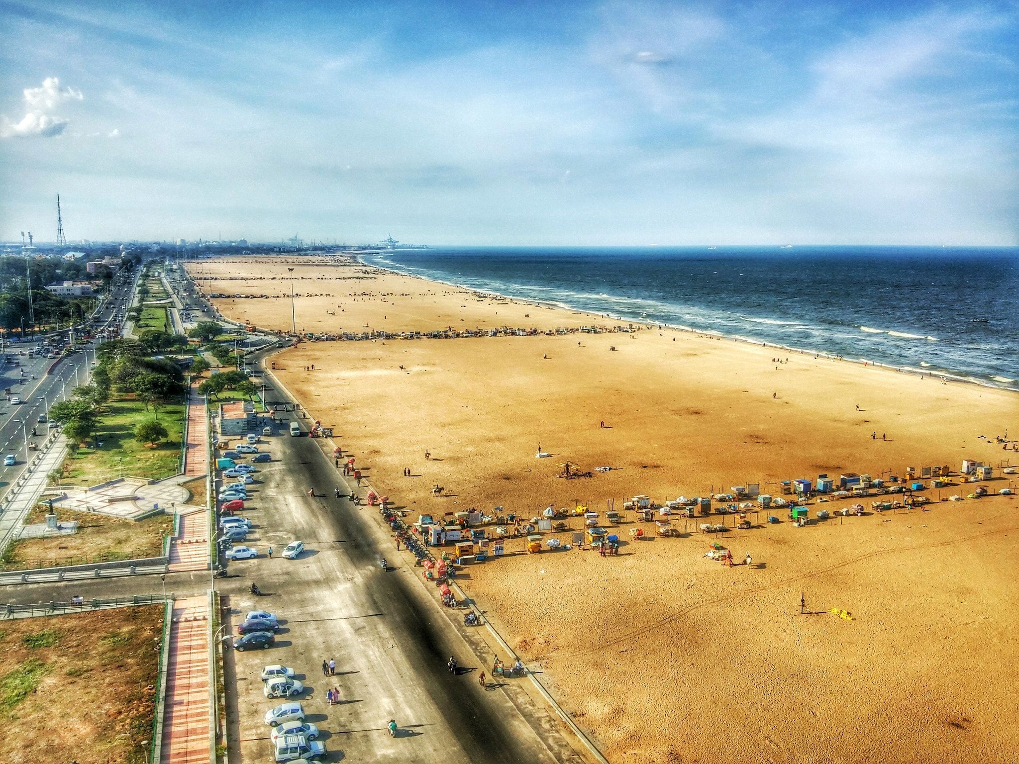 Marina Beach From Light House 2050x1540