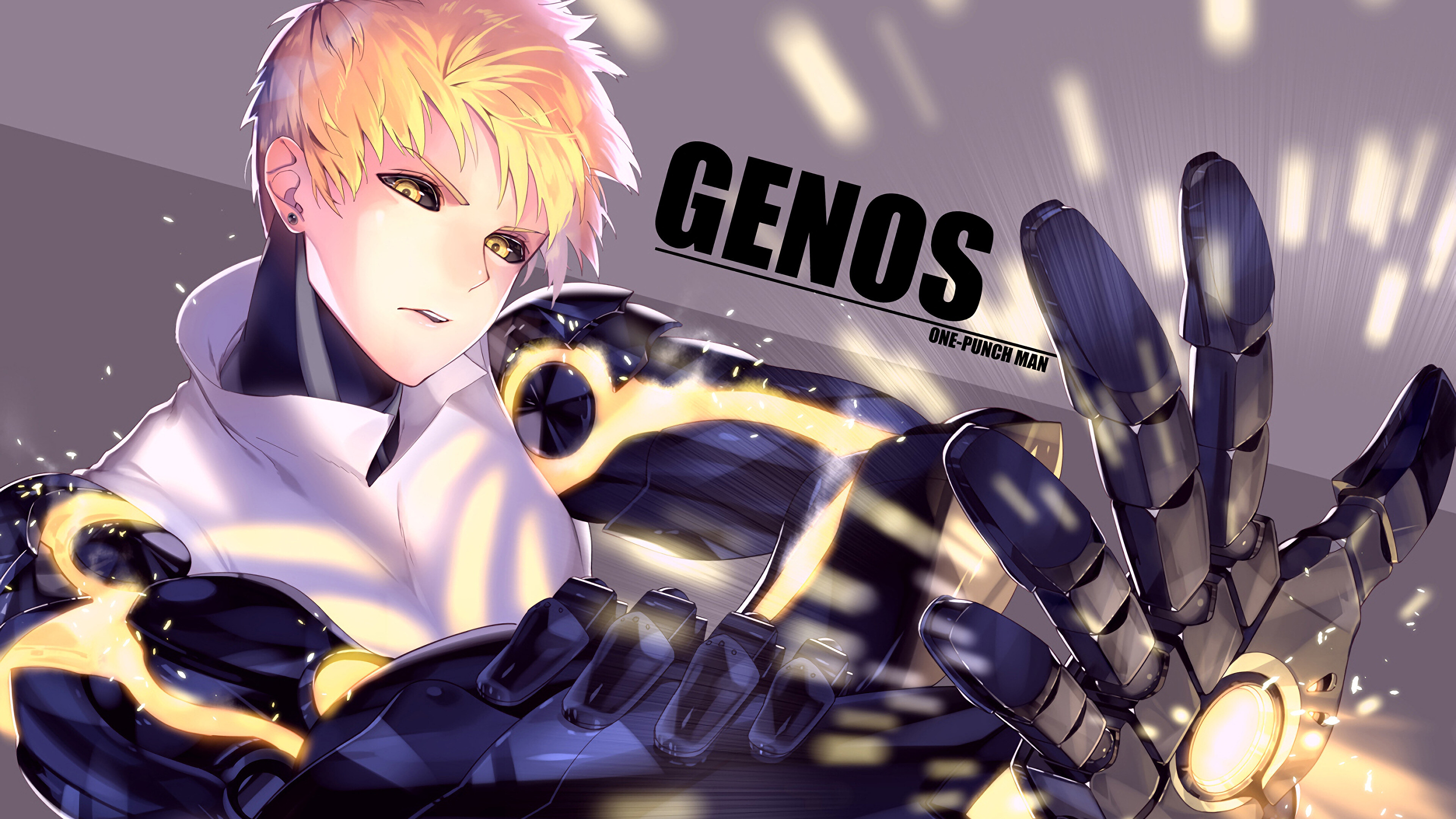 Genos, One Punch Man, 4K wallpaper, 3840x2160 4K Desktop