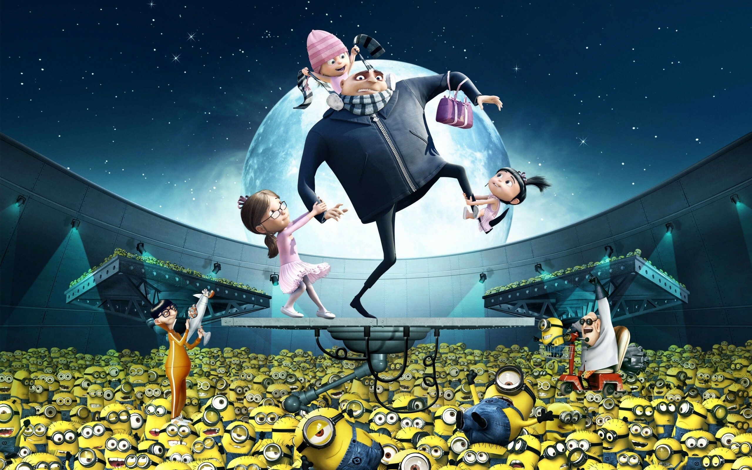 Gru, Kids, Minions, Chaos wallpapers, 2560x1600 HD Desktop