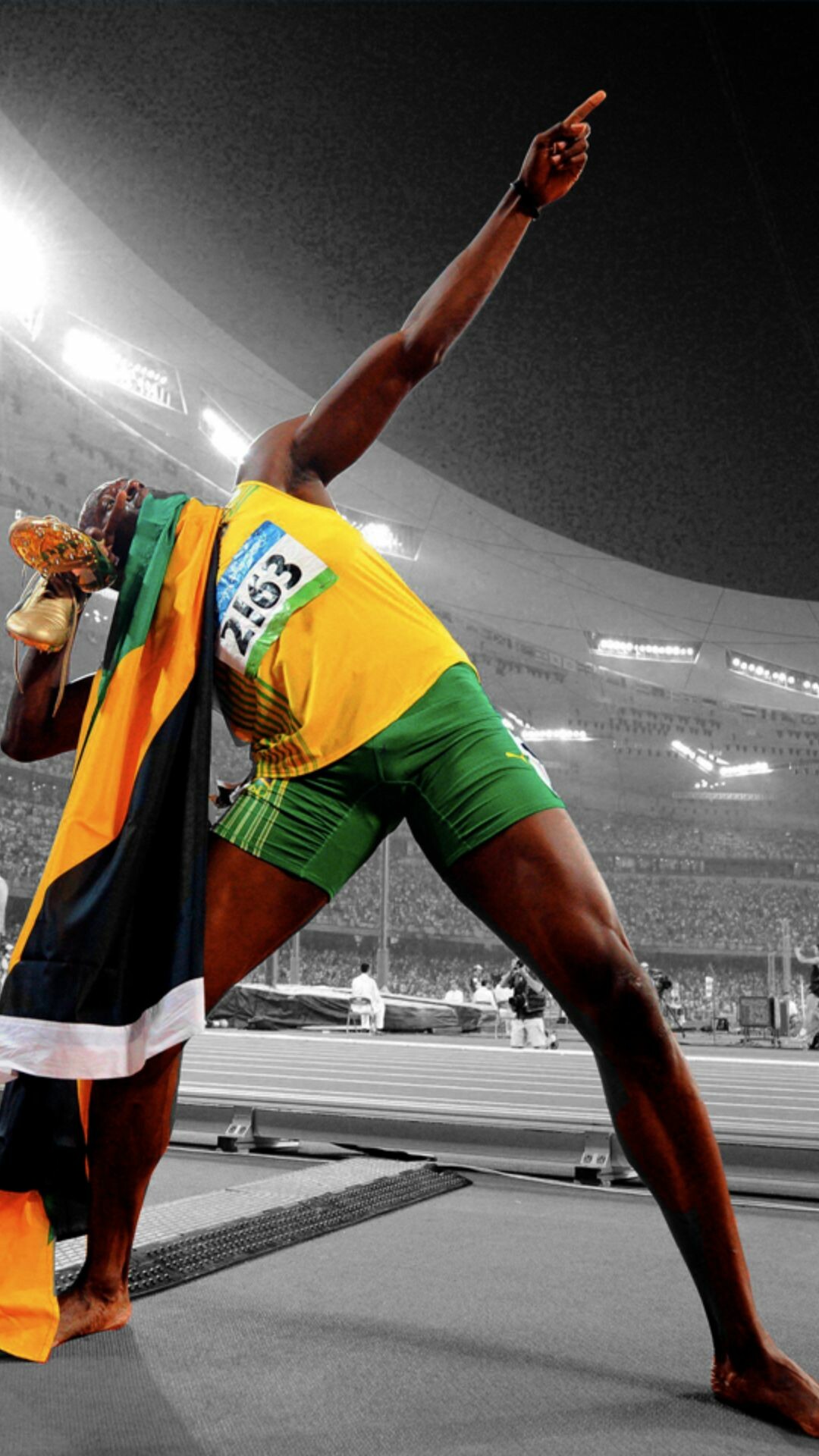 Usain Bolt wallpapers, Sprinting legend, Fastest man alive, Best HD background collection, 1080x1920 Full HD Phone